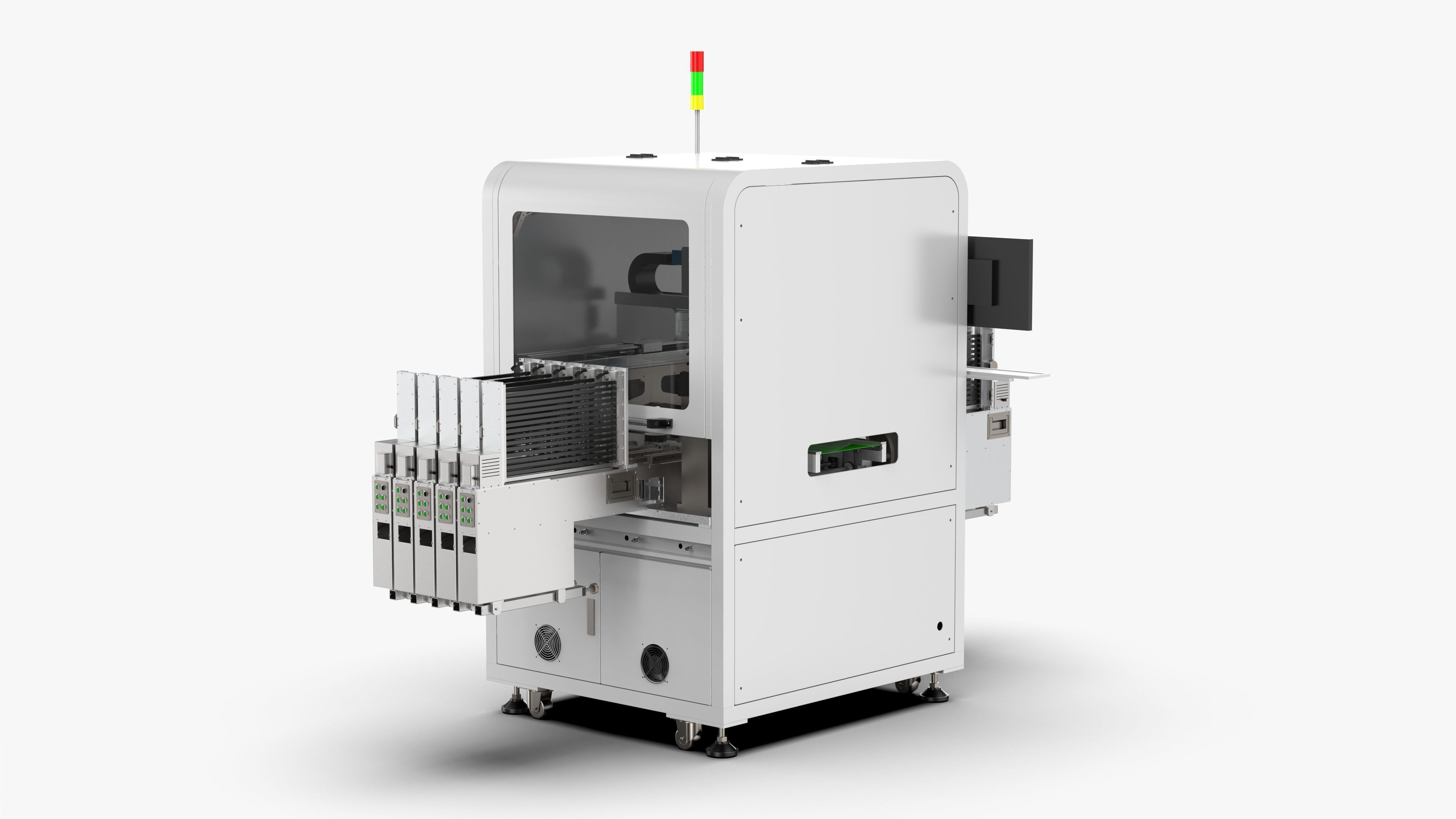 Automatic Special-Shaped Inserting PCB Board Machine 3D model_6