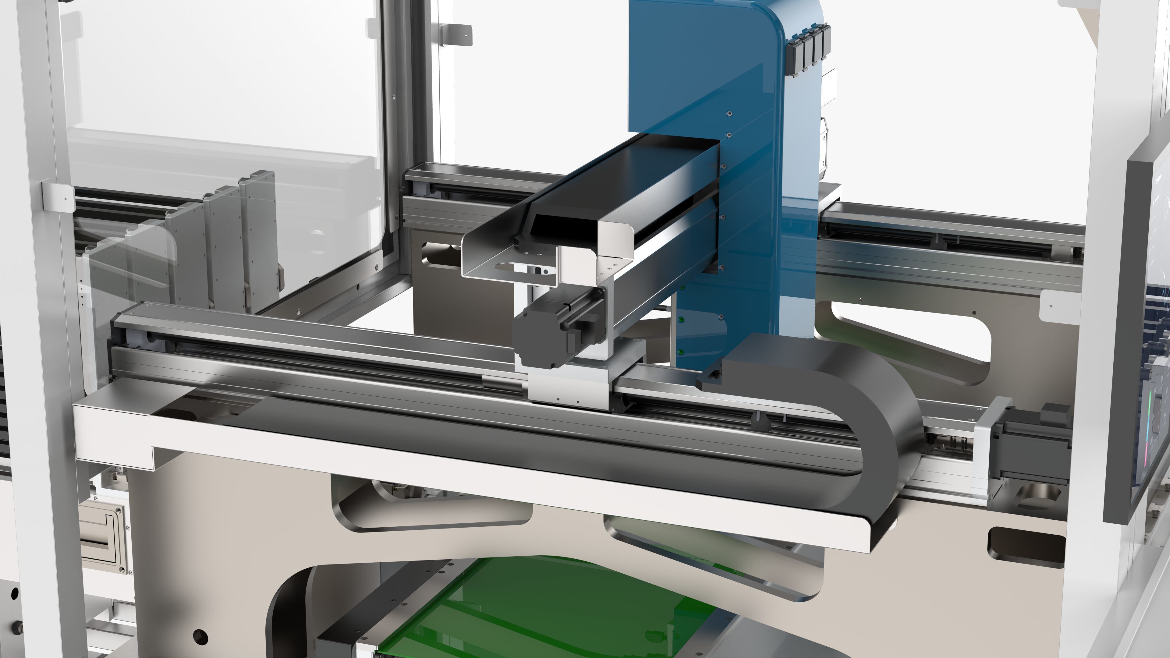 Automatic Special-Shaped Inserting PCB Board Machine 3D model_17
