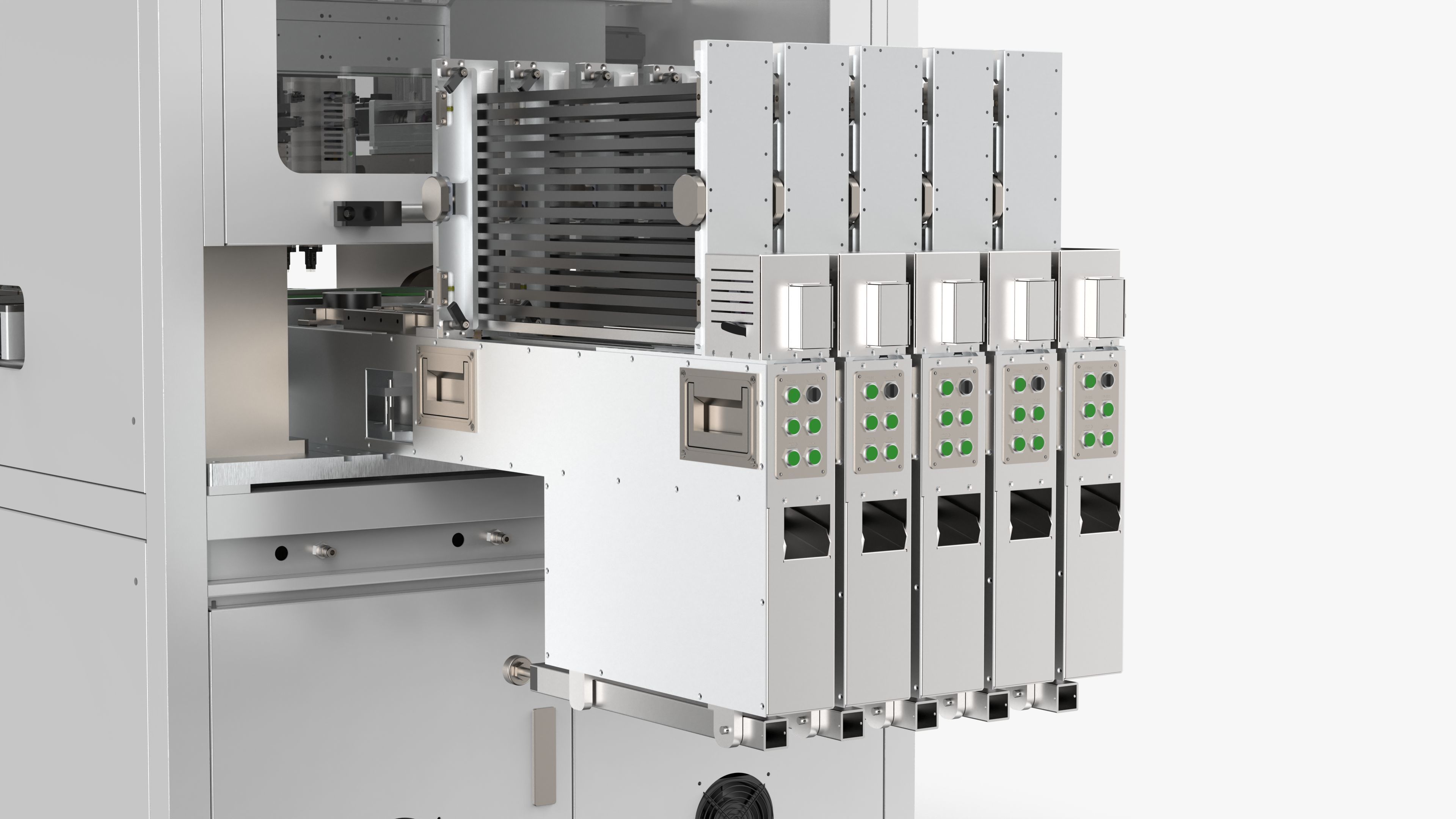 Automatic Special-Shaped Inserting PCB Board Machine 3D model_15