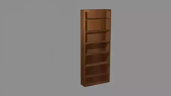 Wooden bookcase