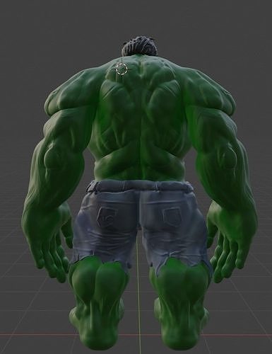 Hulk 3d model 3D model