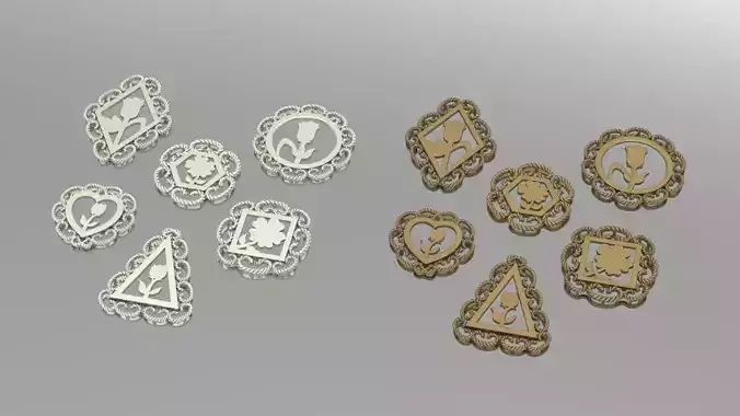 kurdish services parts with flower theme