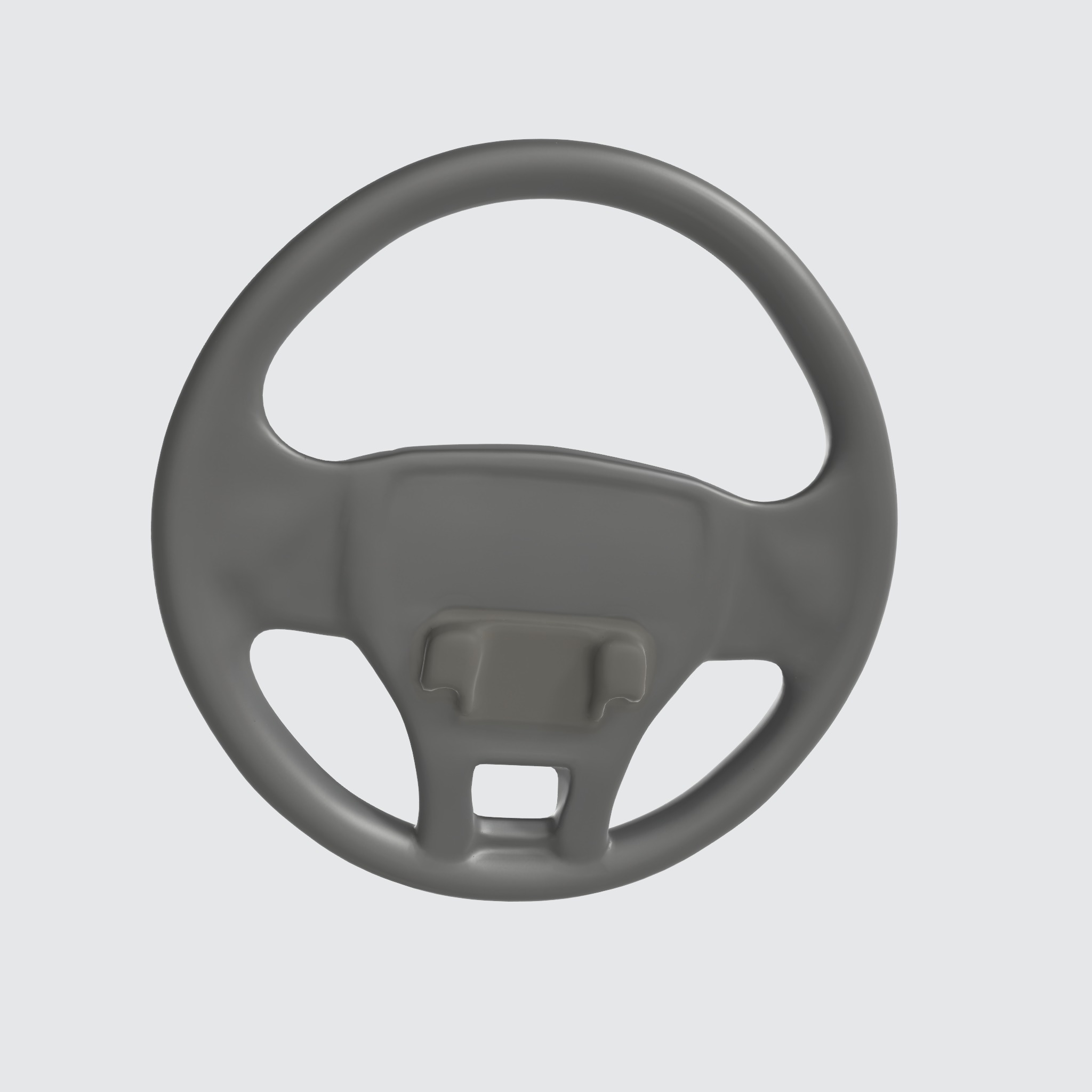 Car steering wheel 3D model_2
