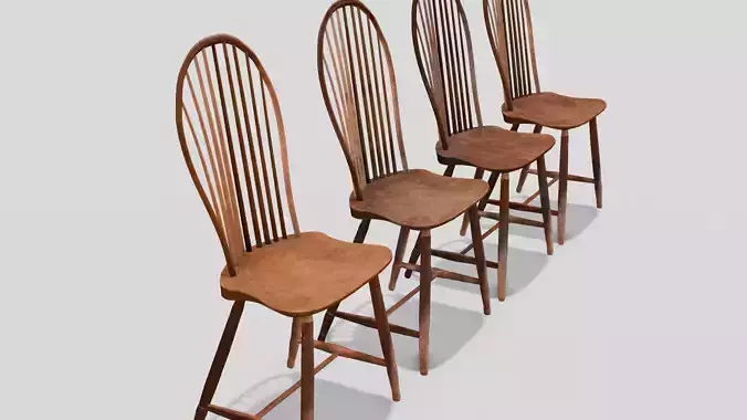 Chair Pack 3D Model