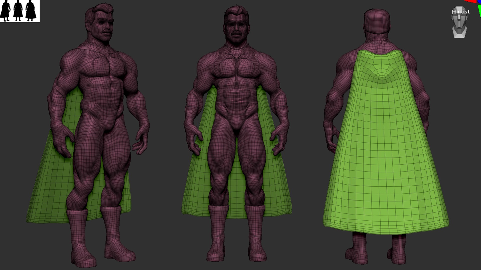 3D Omni Man Game Character 3D model_15