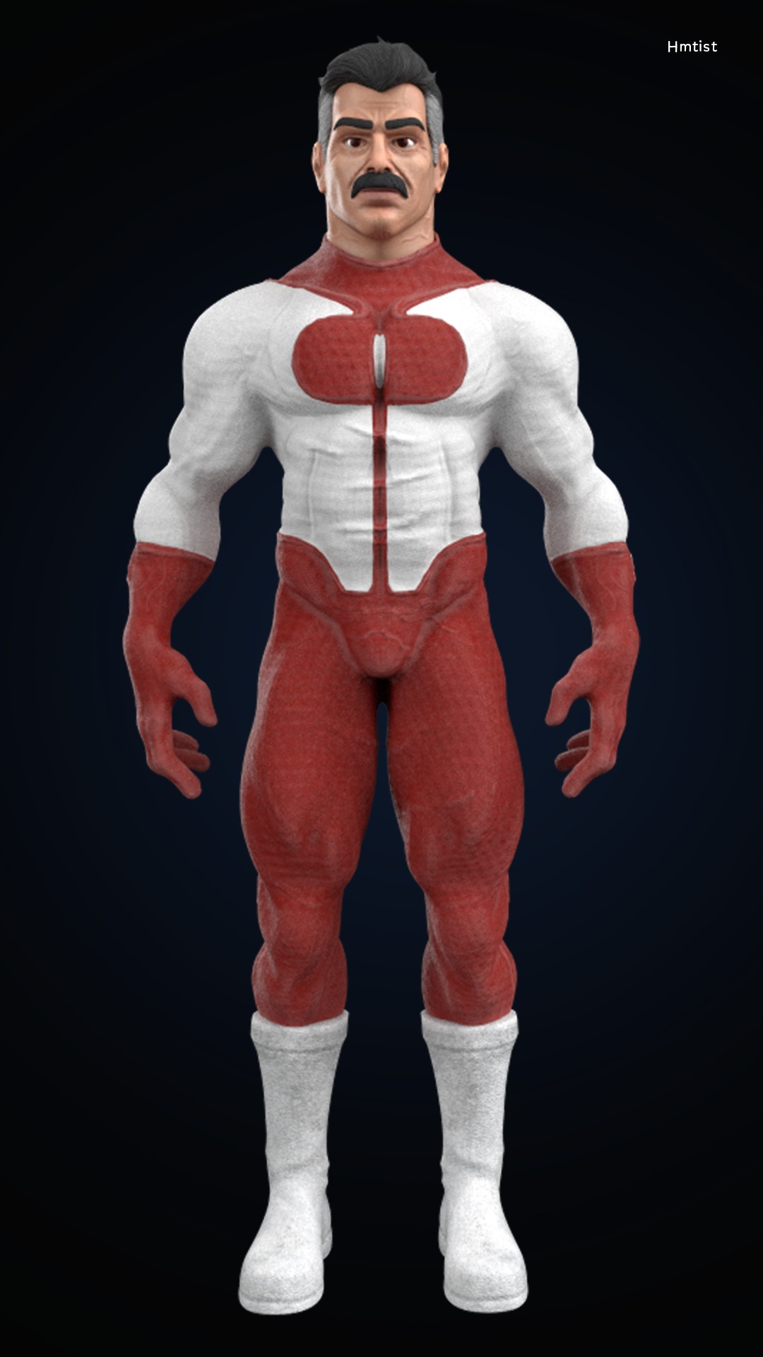 3D Omni Man Game Character 3D model_7