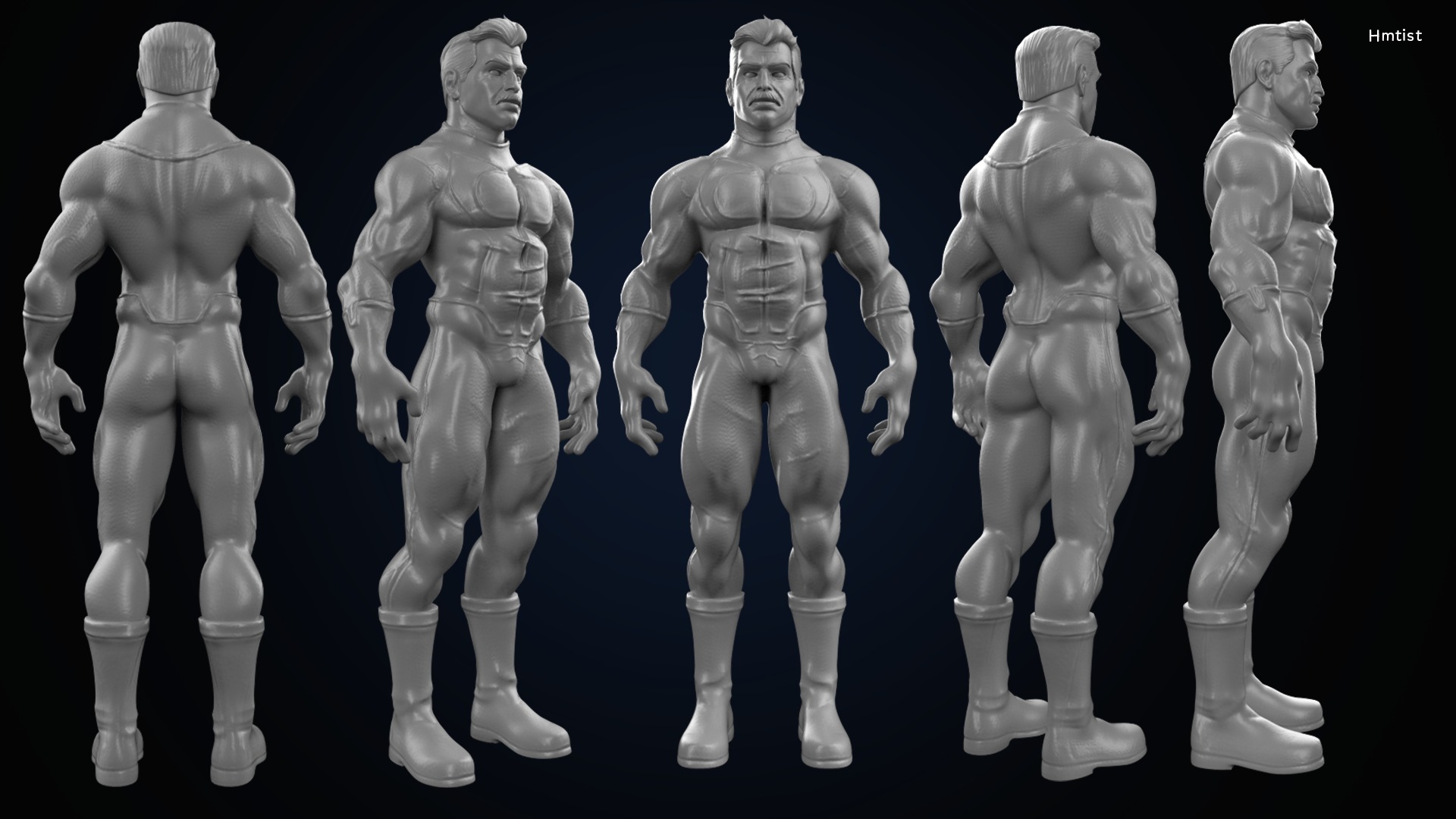 3D Omni Man Game Character 3D model_14