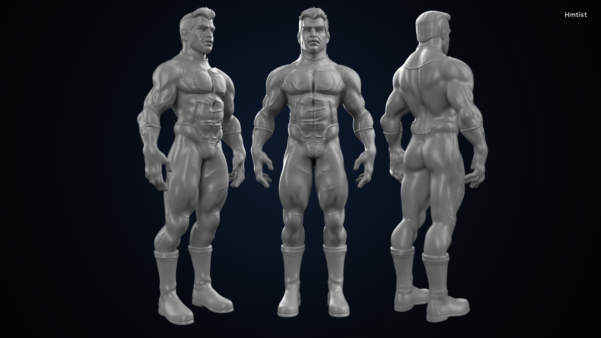 3D Omni Man Game Character 3D model_13