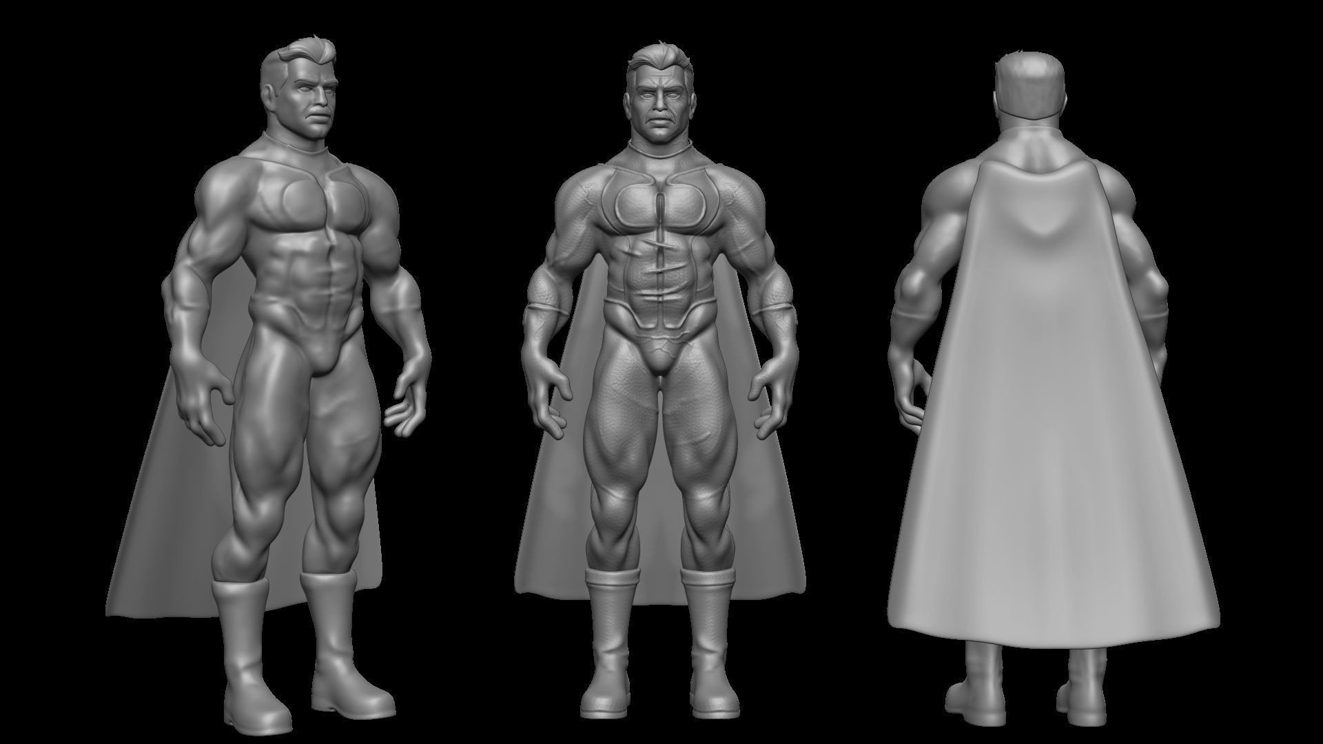 3D Omni Man Game Character 3D model_12