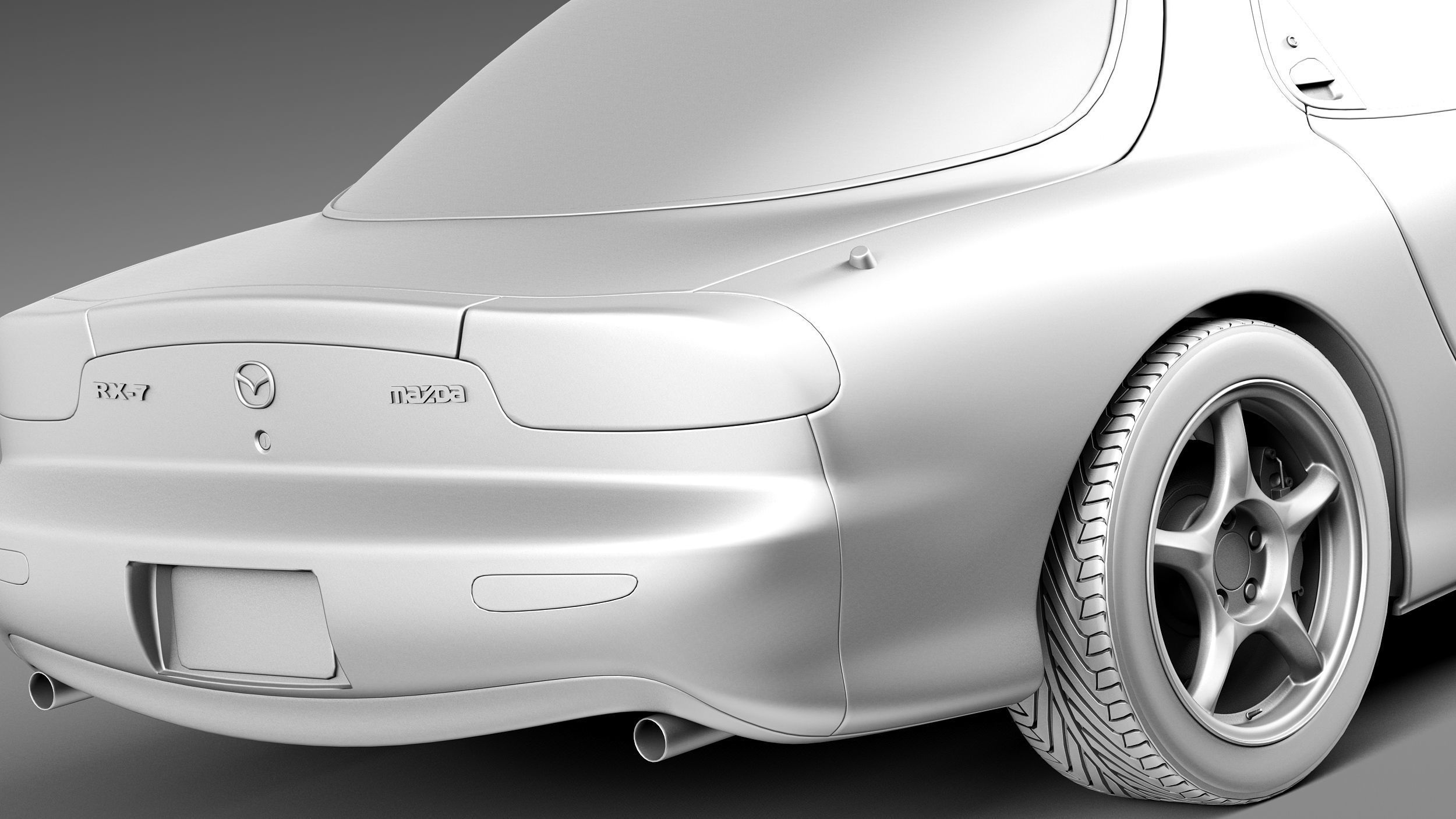 Mazda RX-7 1992-1996 3D model_11