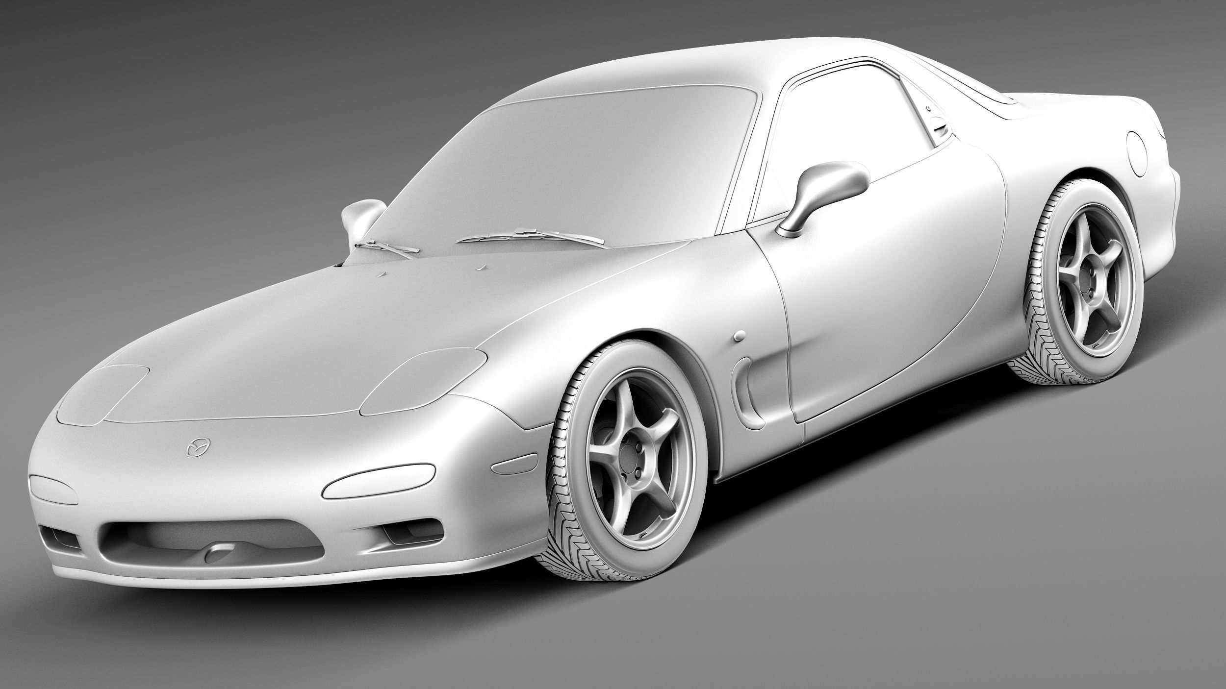 Mazda RX-7 1992-1996 3D model_8