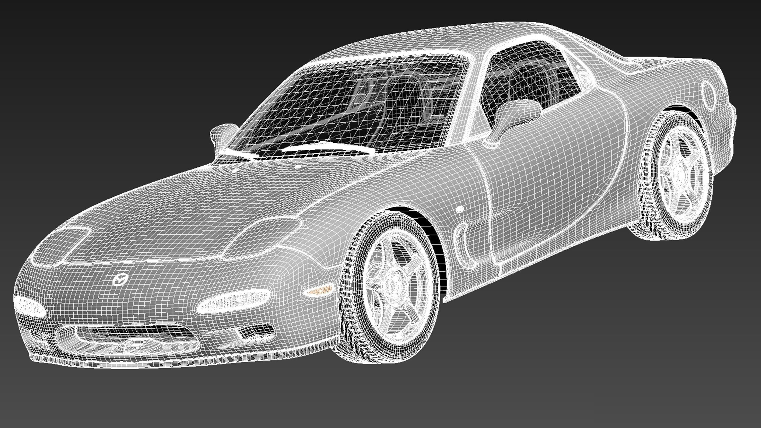 Mazda RX-7 1992-1996 3D model_16