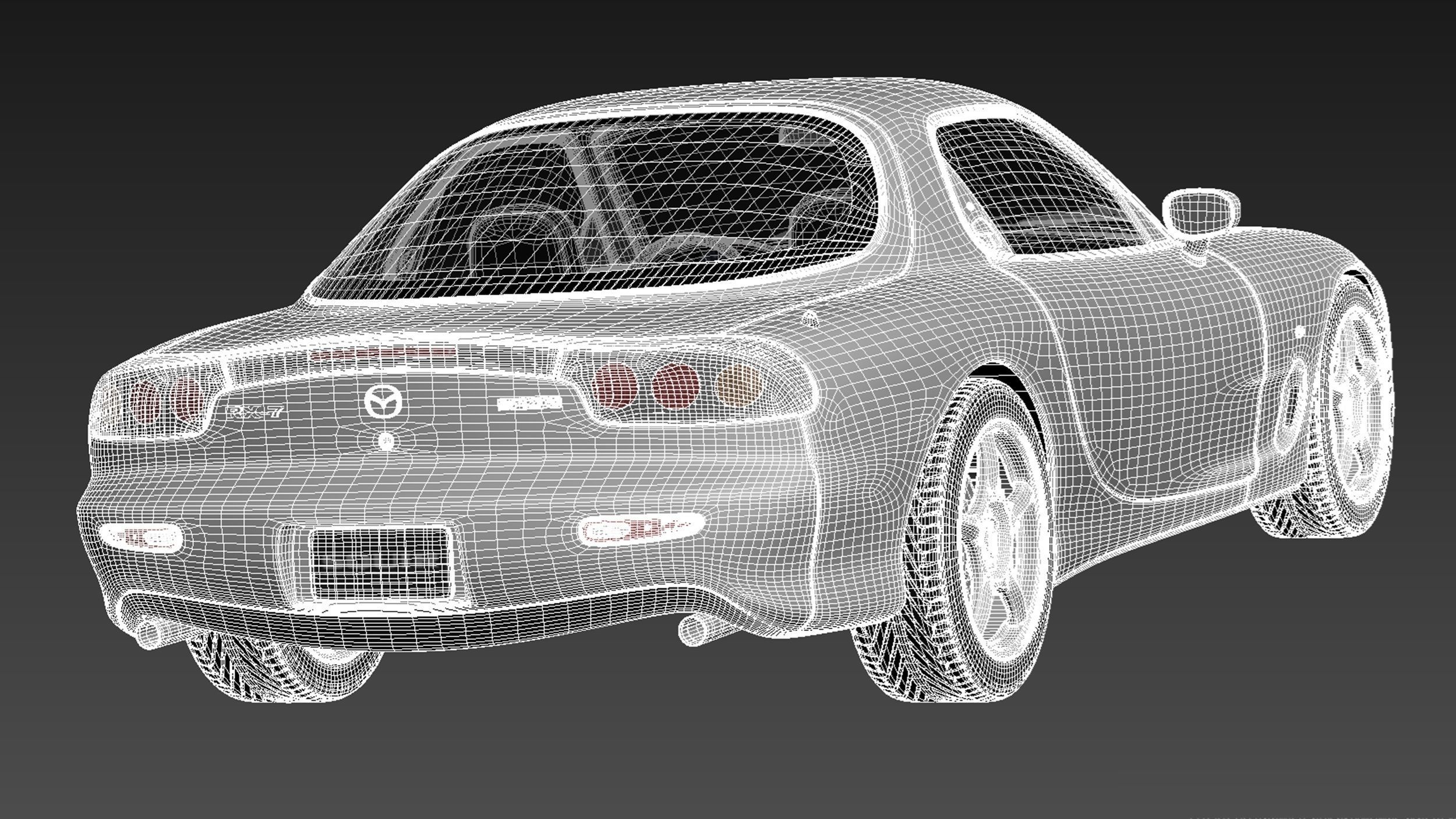 Mazda RX-7 1992-1996 3D model_17