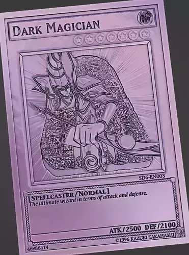 dark magician - yu-gi-oh 3D print model