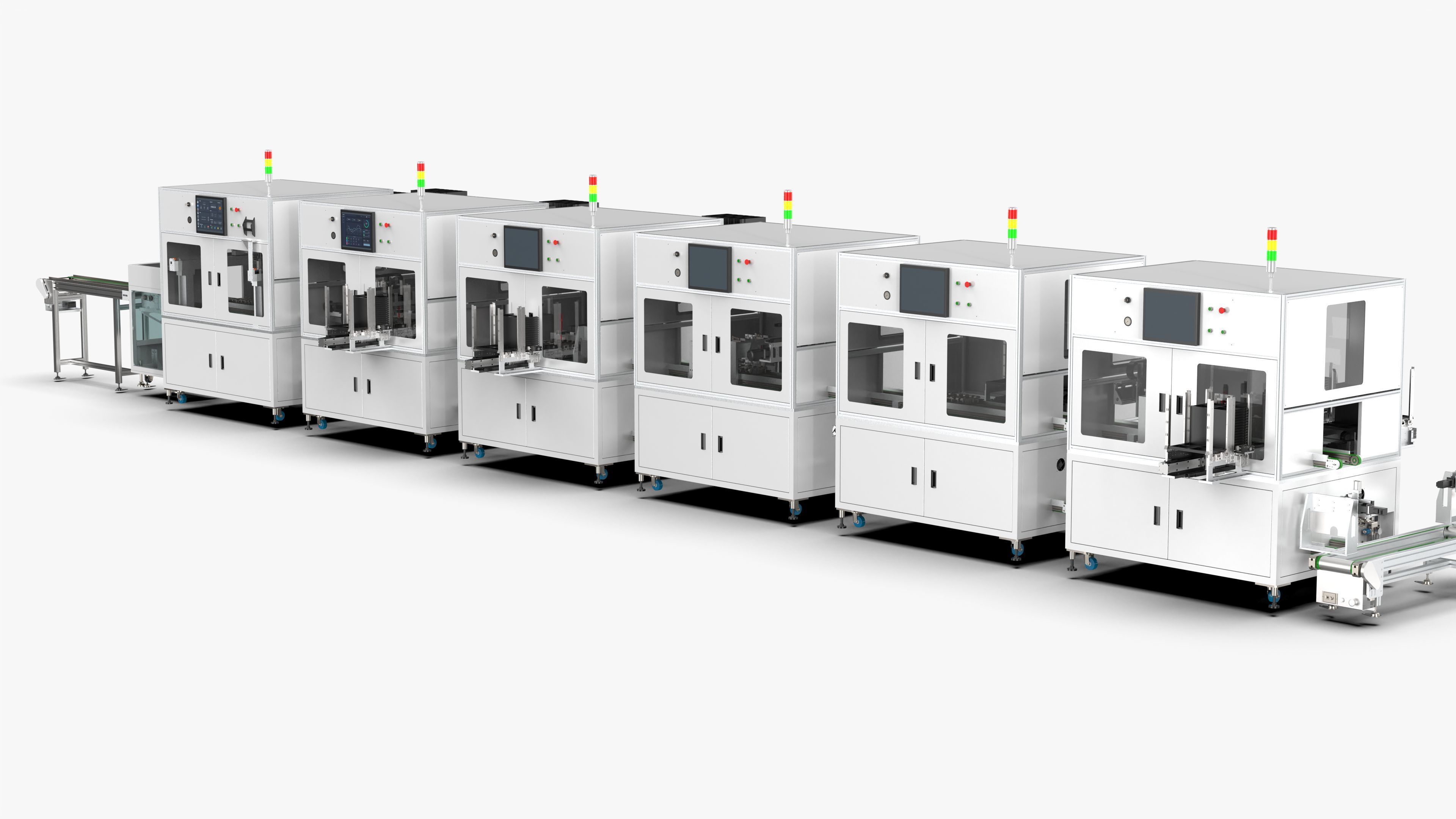 Automatic 8-Channel TR Component Integrated Assembly Line 3D model_14