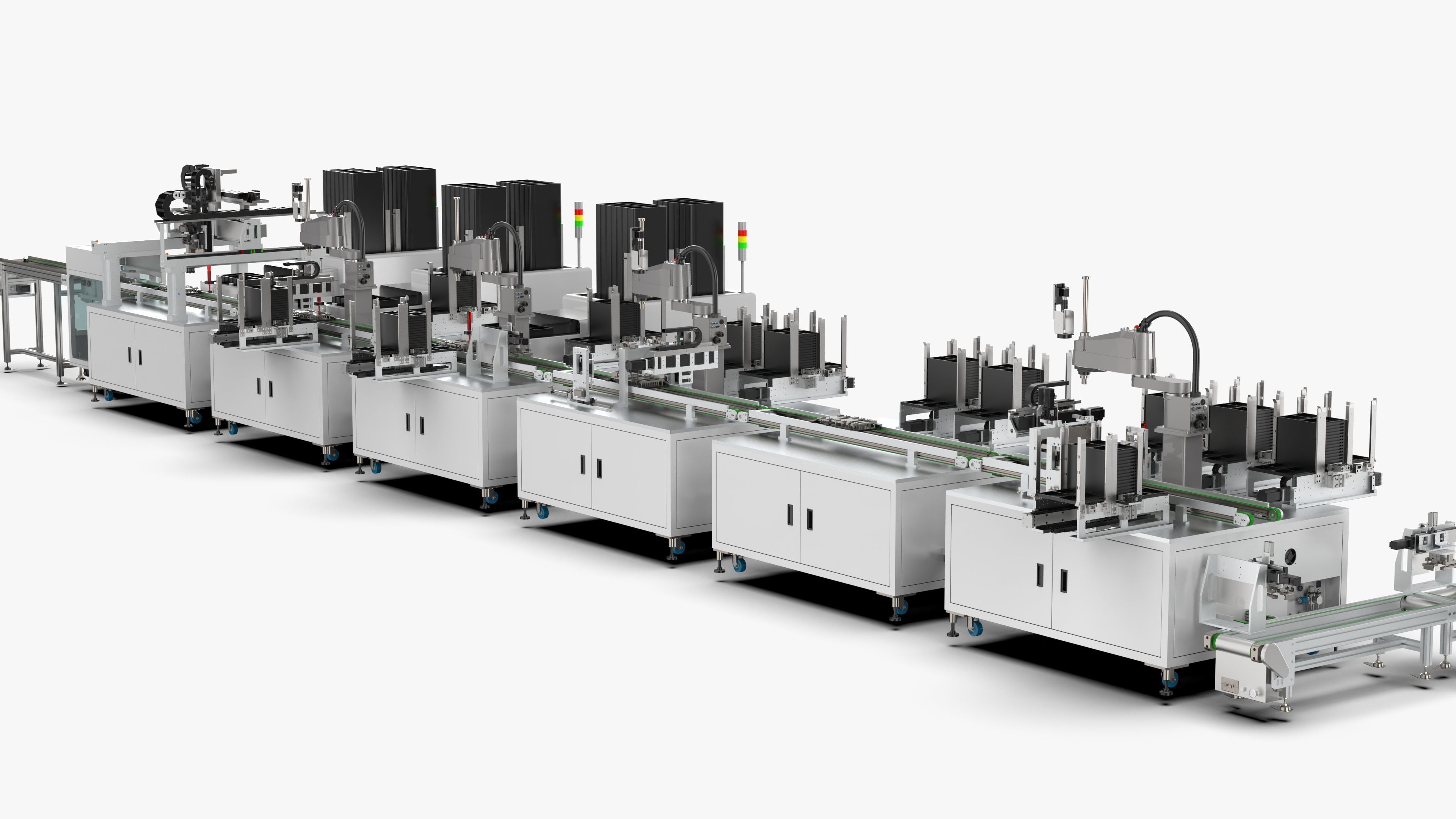 Automatic 8-Channel TR Component Integrated Assembly Line 3D model_30