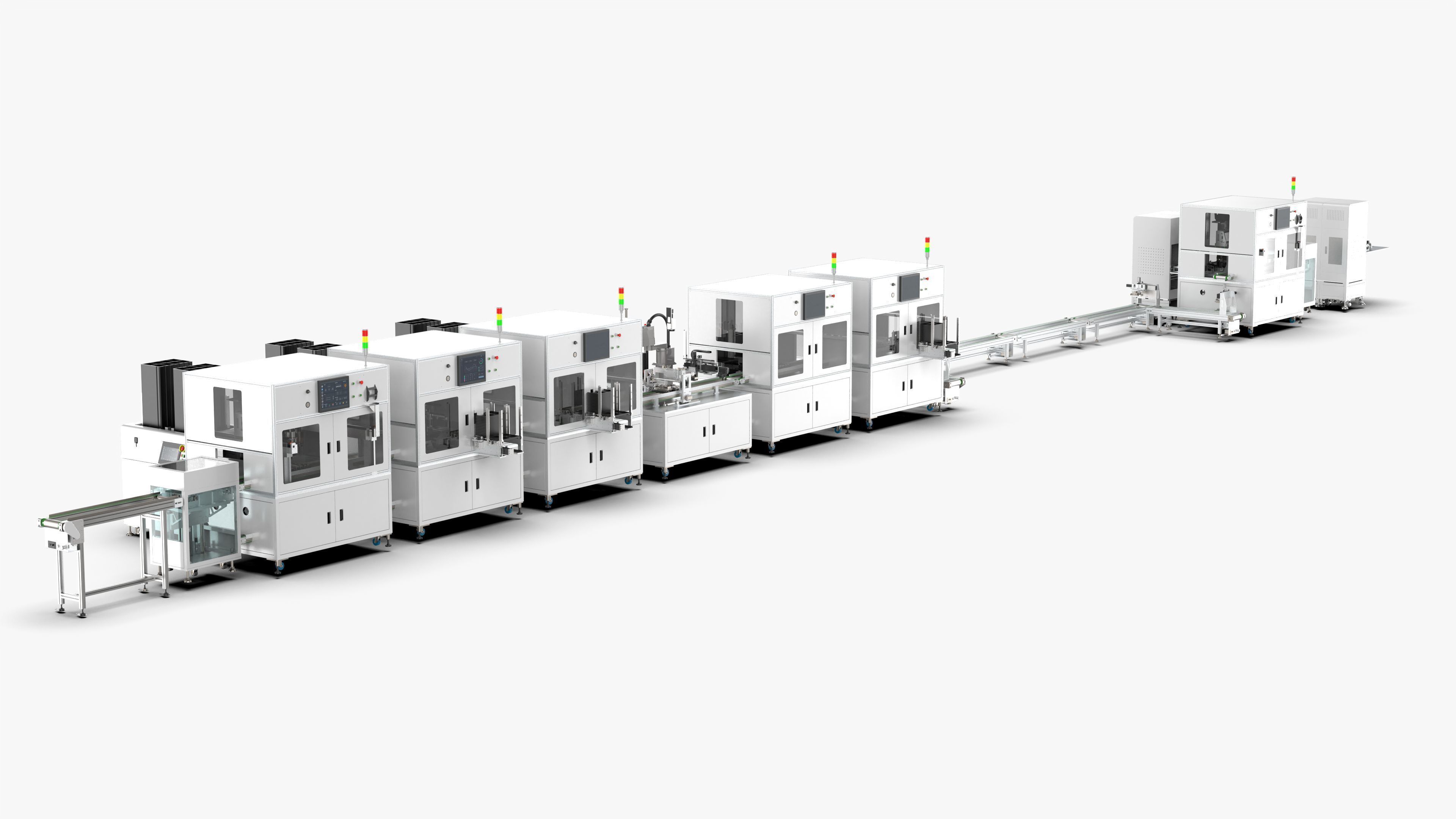 Automatic 8-Channel TR Component Integrated Assembly Line 3D model_28