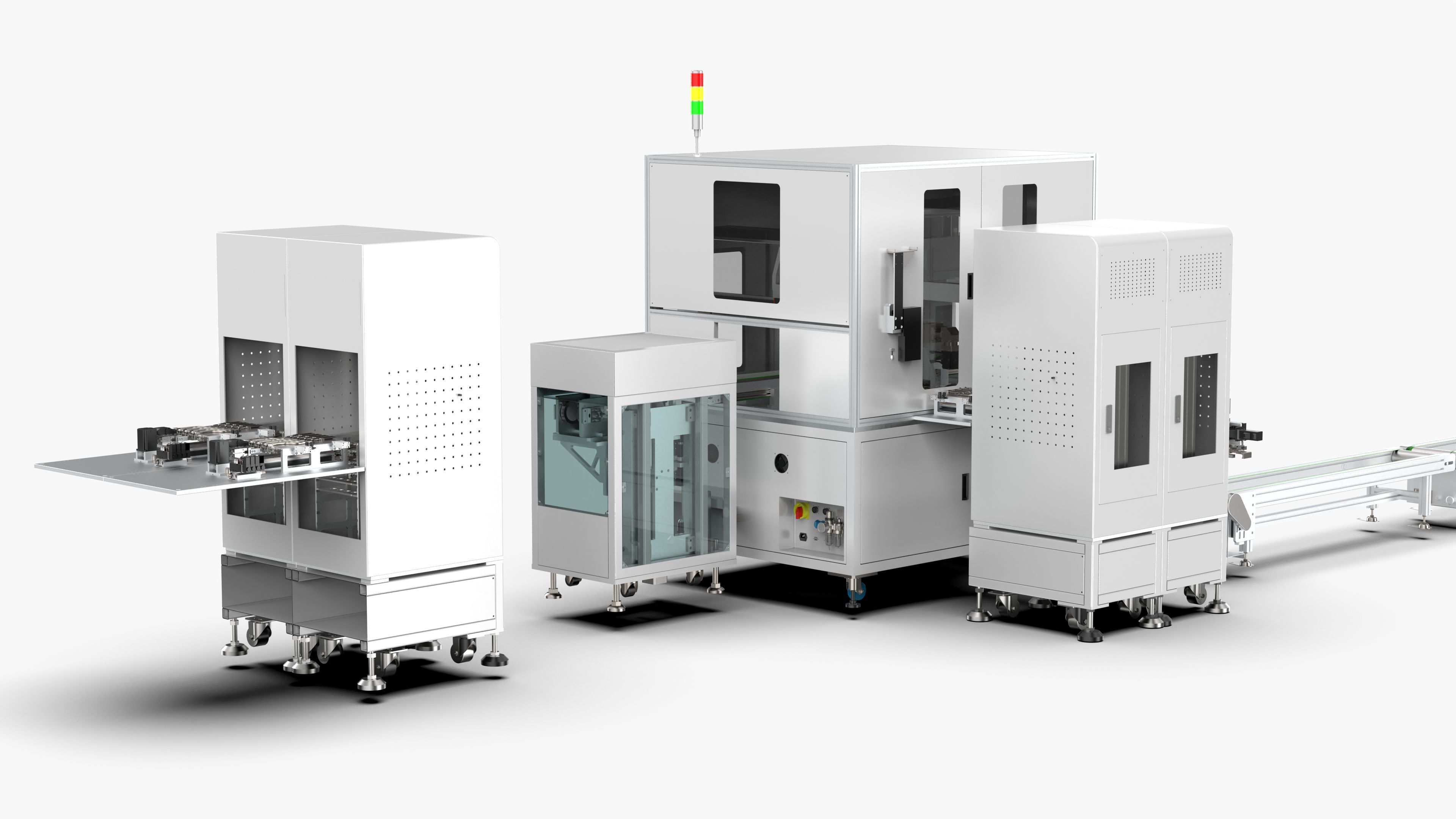 Automatic 8-Channel TR Component Integrated Assembly Line 3D model_19