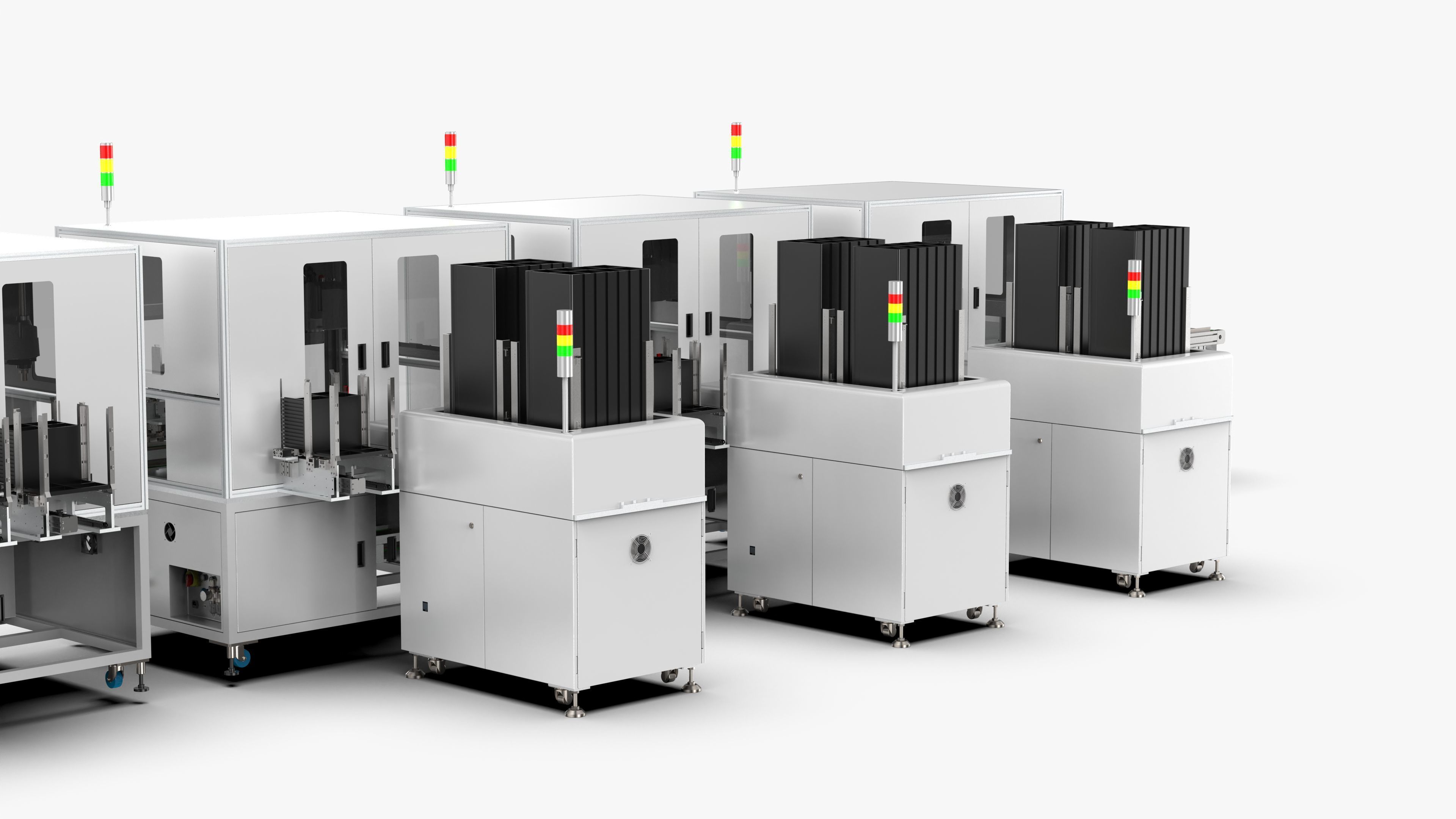Automatic 8-Channel TR Component Integrated Assembly Line 3D model_21