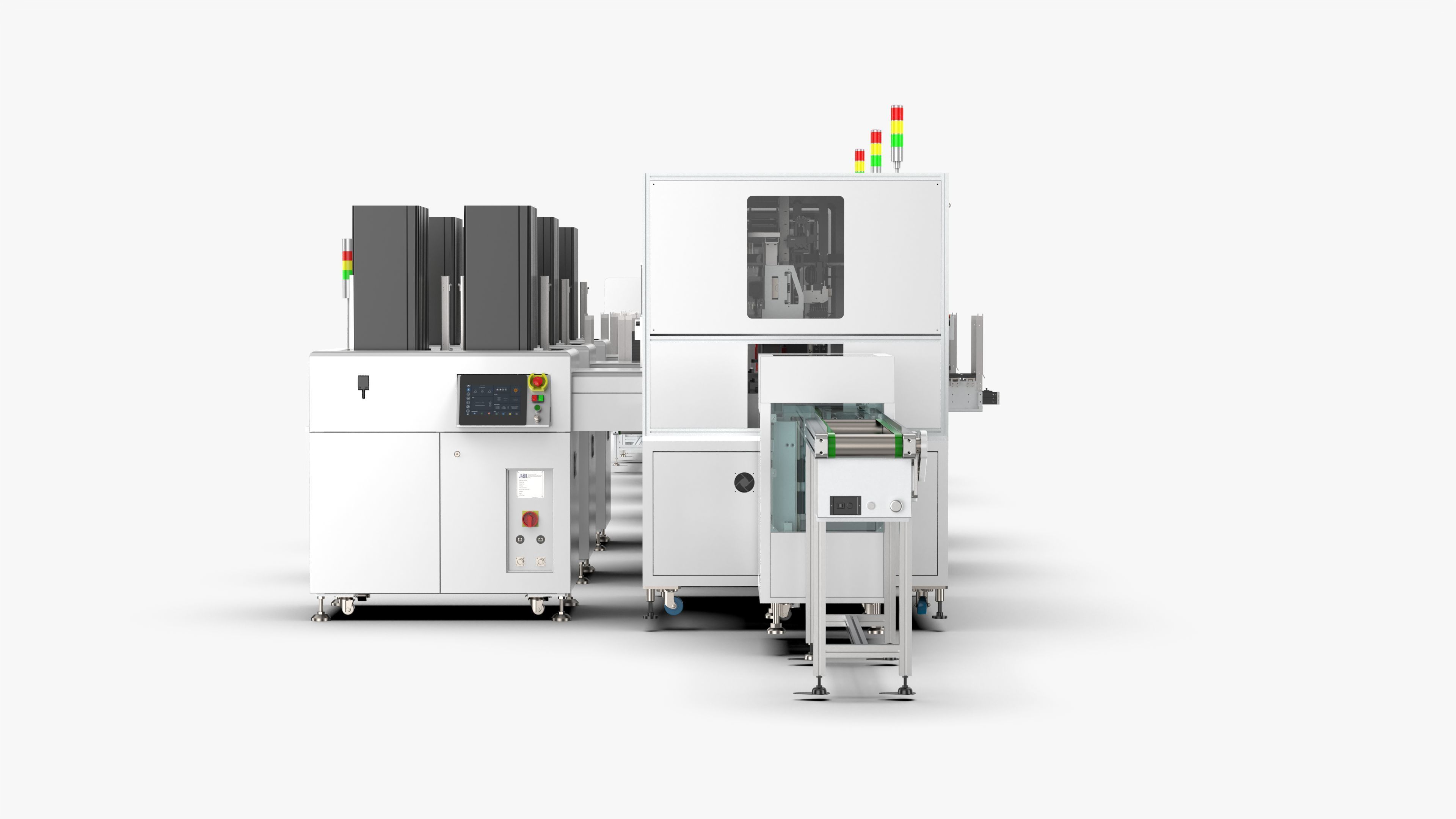 Automatic 8-Channel TR Component Integrated Assembly Line 3D model_7