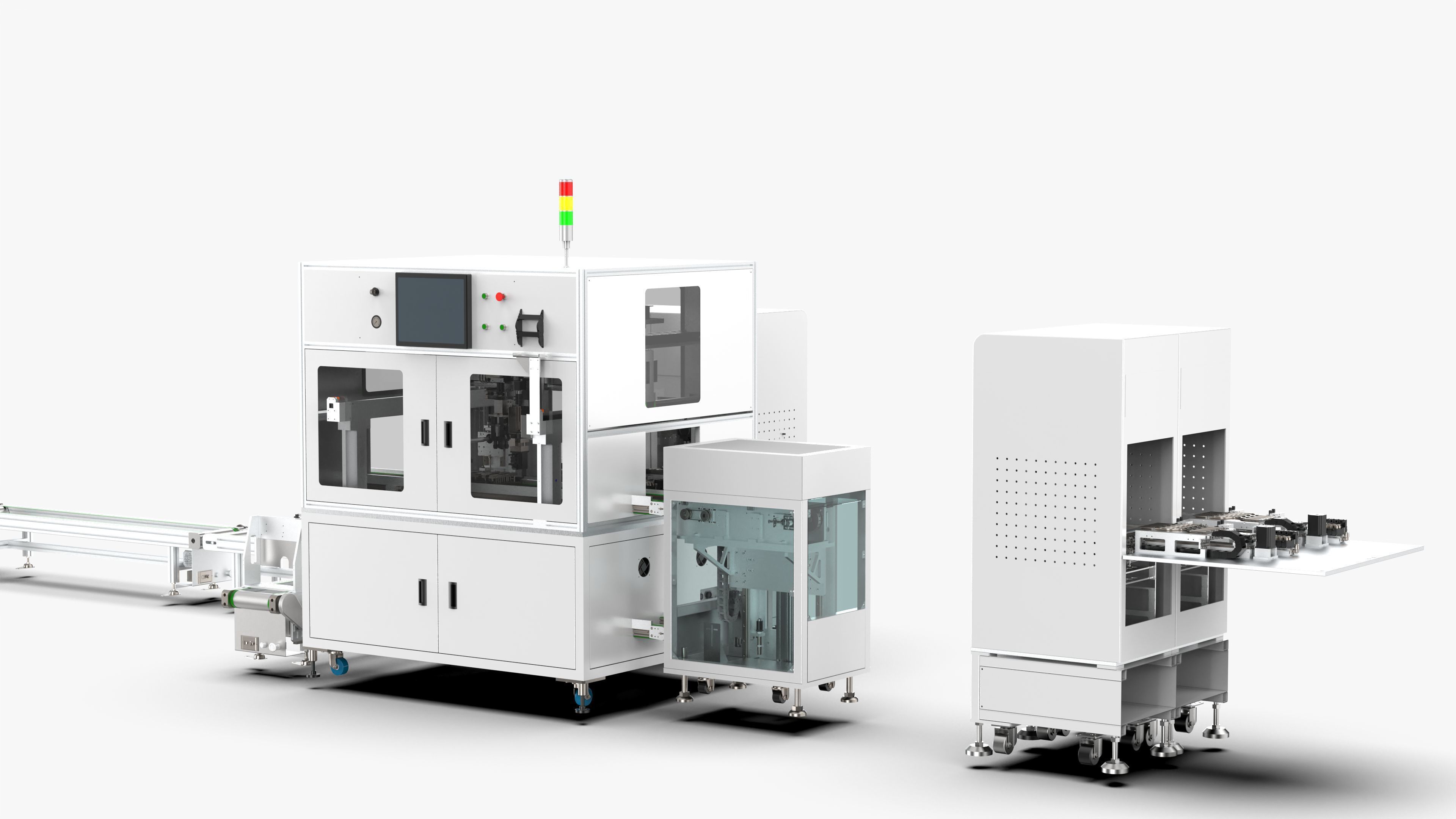 Automatic 8-Channel TR Component Integrated Assembly Line 3D model_18