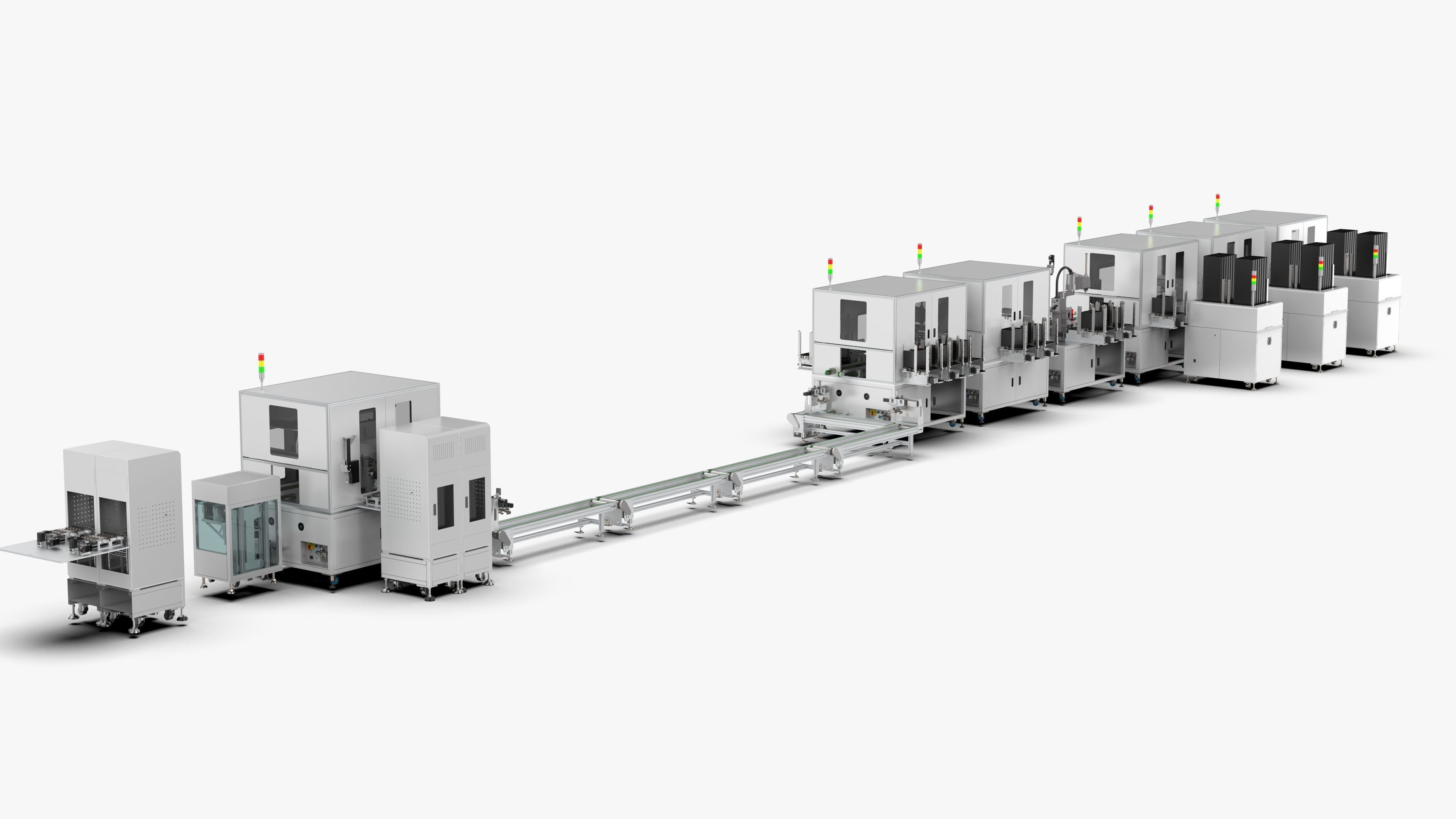 Automatic 8-Channel TR Component Integrated Assembly Line 3D model_2