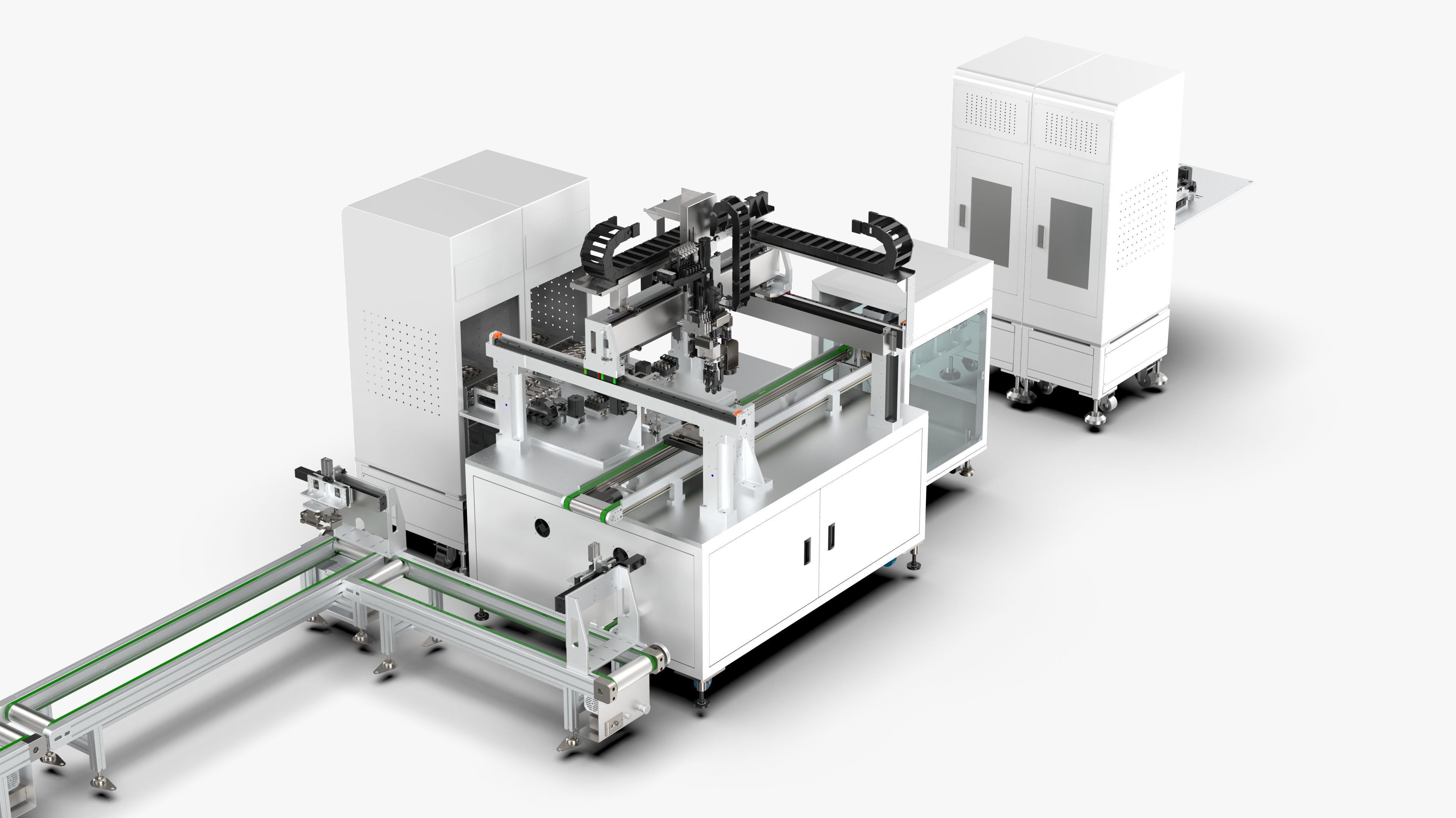Automatic 8-Channel TR Component Integrated Assembly Line 3D model_27