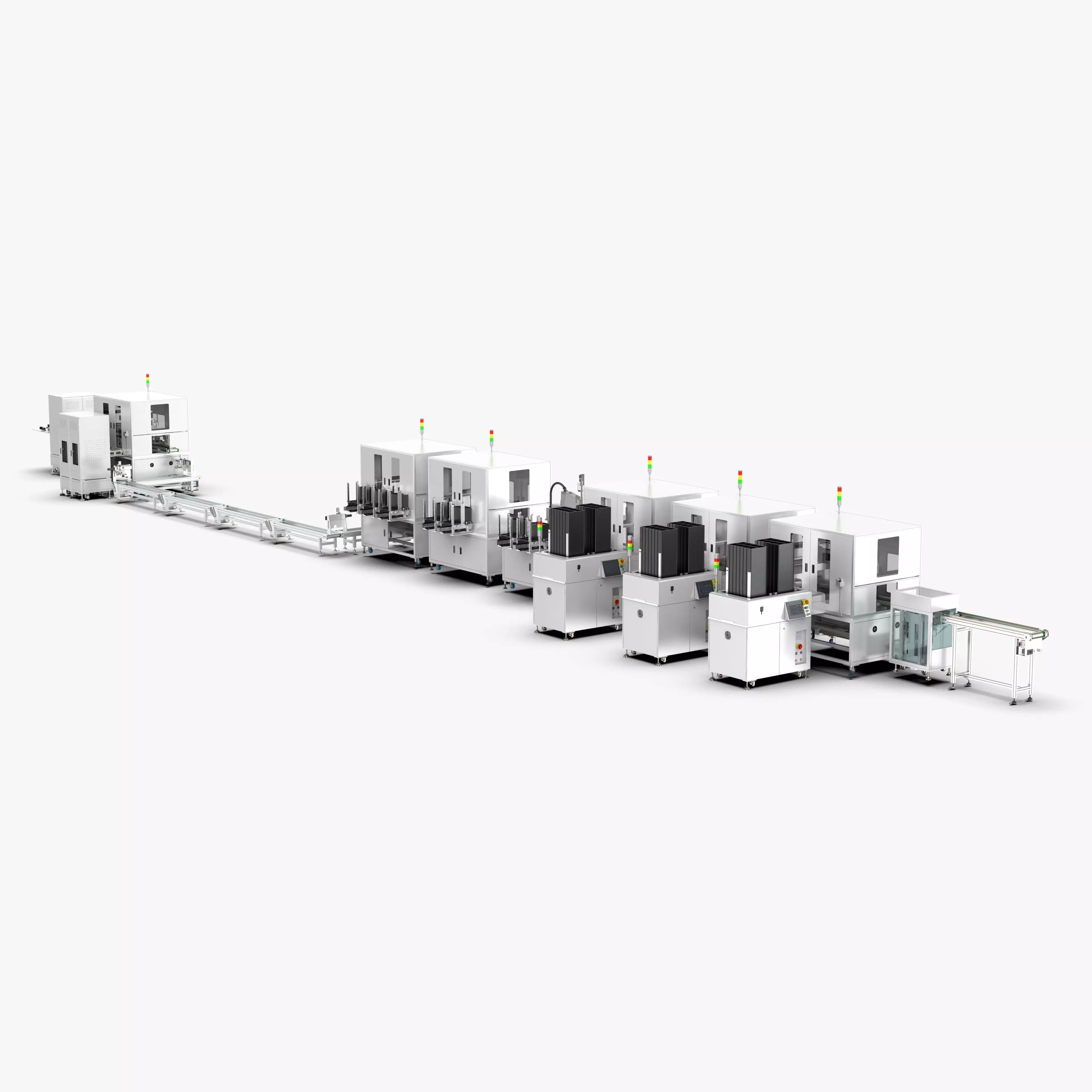 Automatic 8-Channel TR Component Integrated Assembly Line 3D model_0