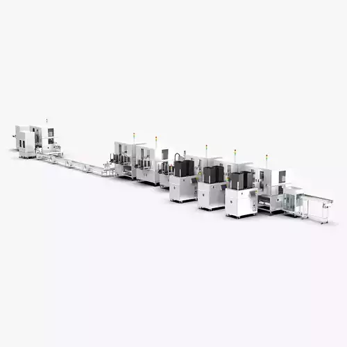 Automatic 8-Channel TR Component Integrated Assembly Line 3D model