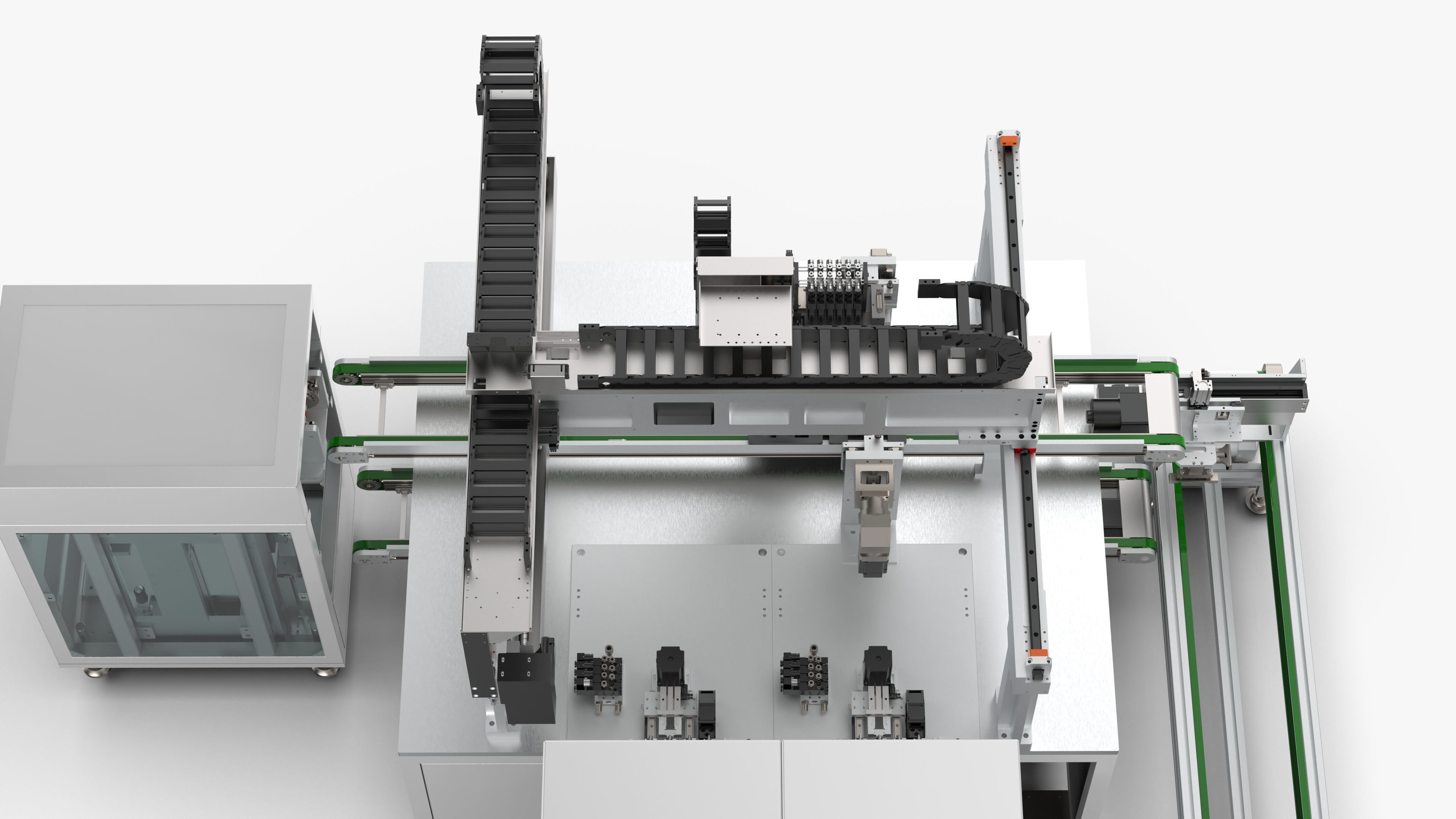 Automatic 8-Channel TR Component Integrated Assembly Line 3D model_36