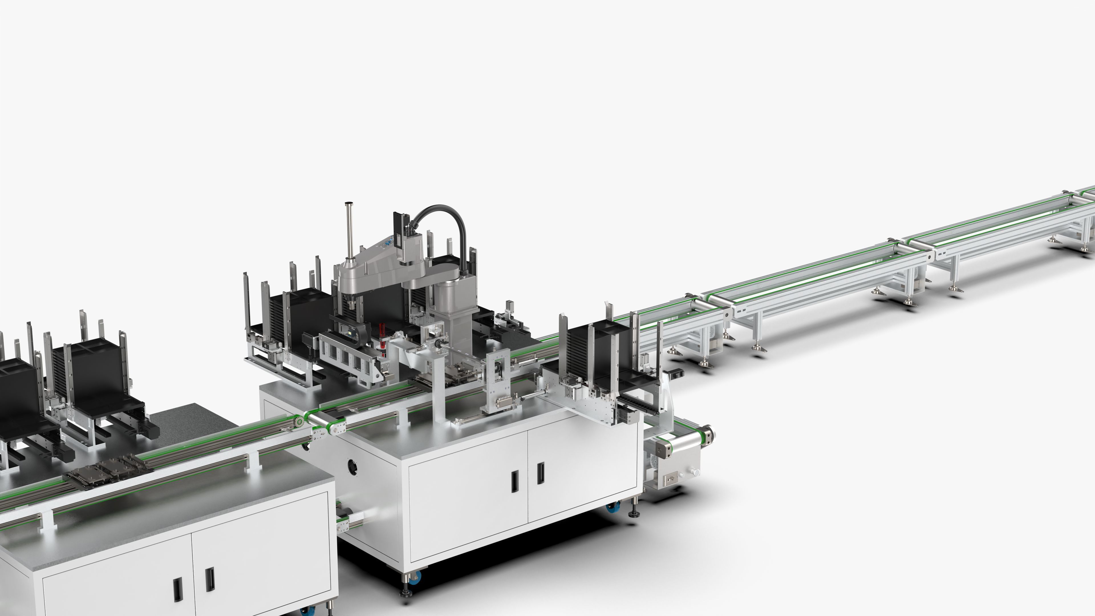 Automatic 8-Channel TR Component Integrated Assembly Line 3D model_26