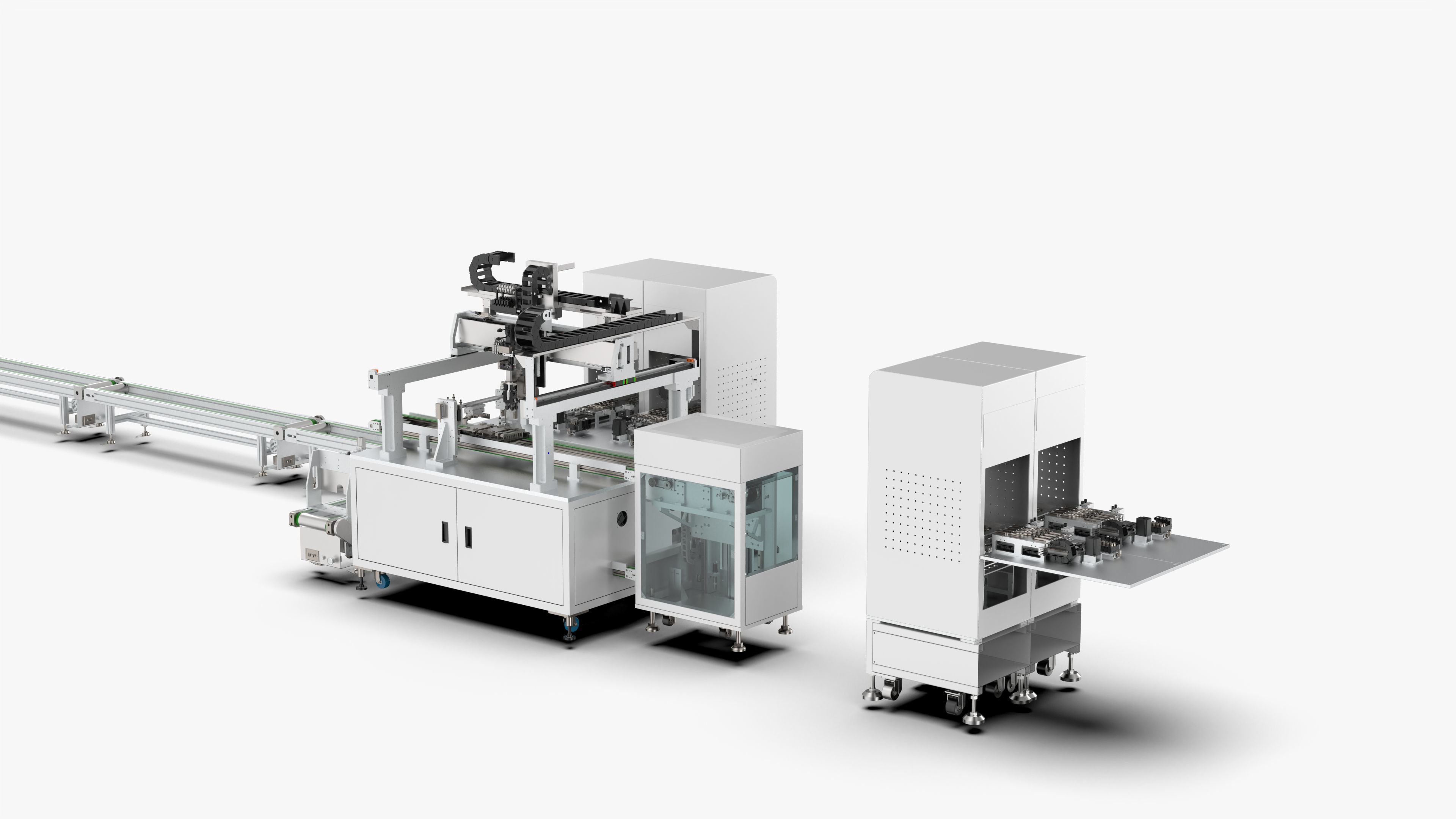 Automatic 8-Channel TR Component Integrated Assembly Line 3D model_29