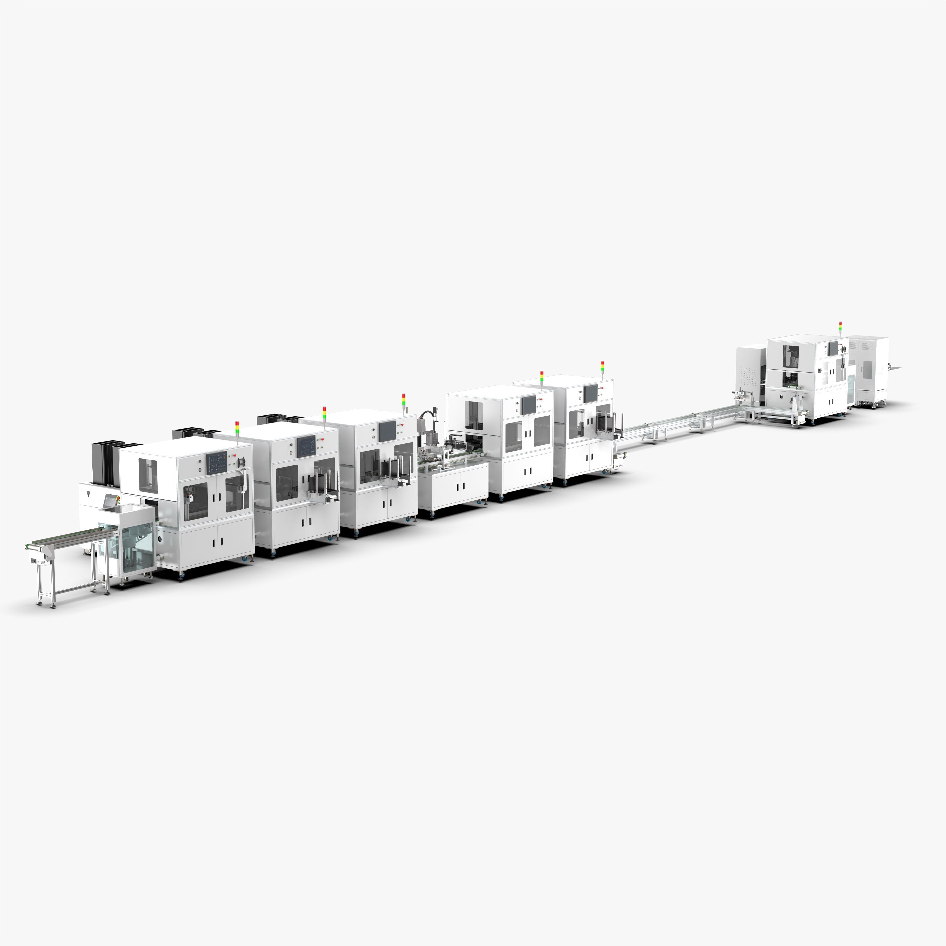 Automatic 8-Channel TR Component Integrated Assembly Line 3D model_4