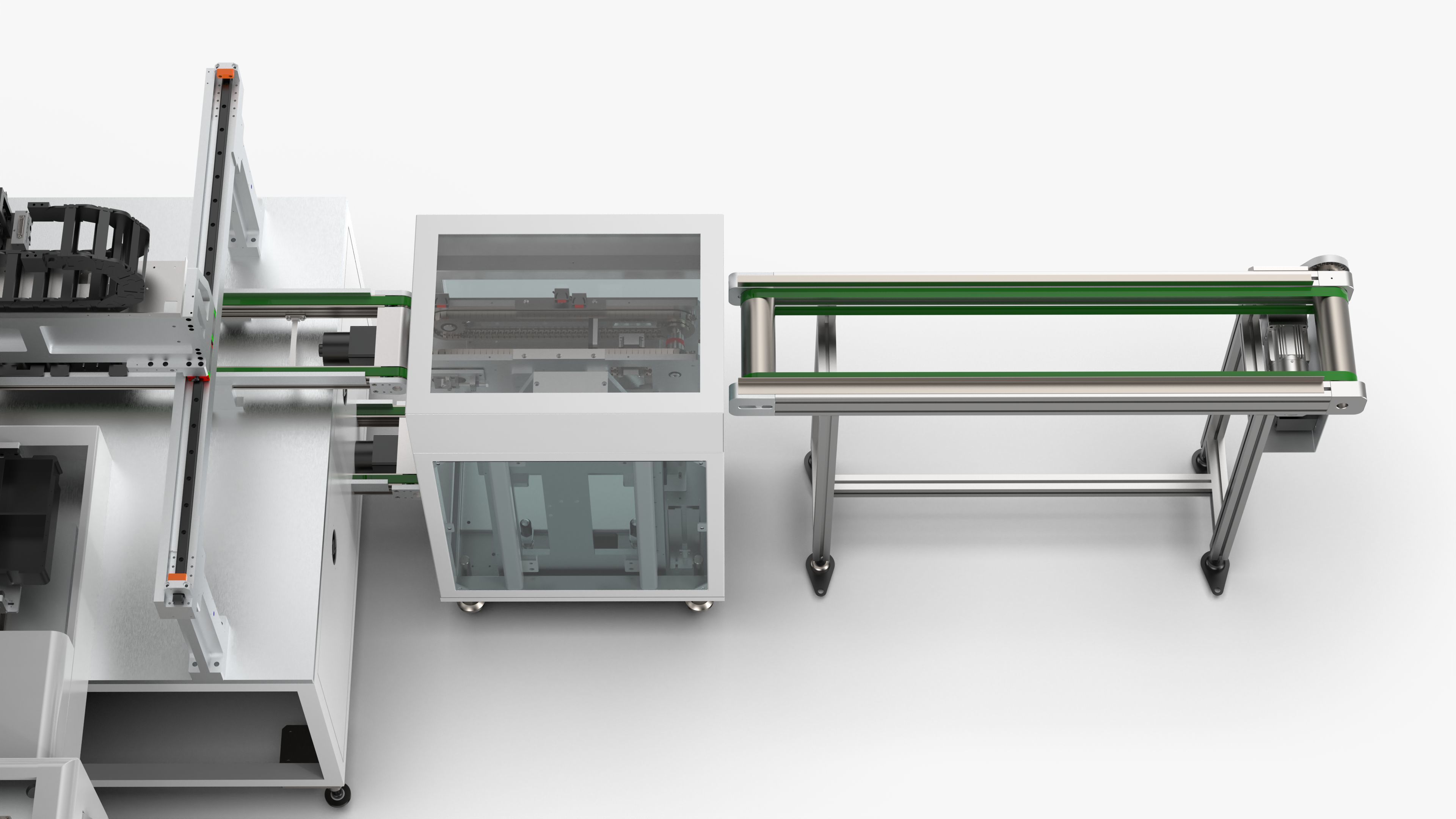 Automatic 8-Channel TR Component Integrated Assembly Line 3D model_40