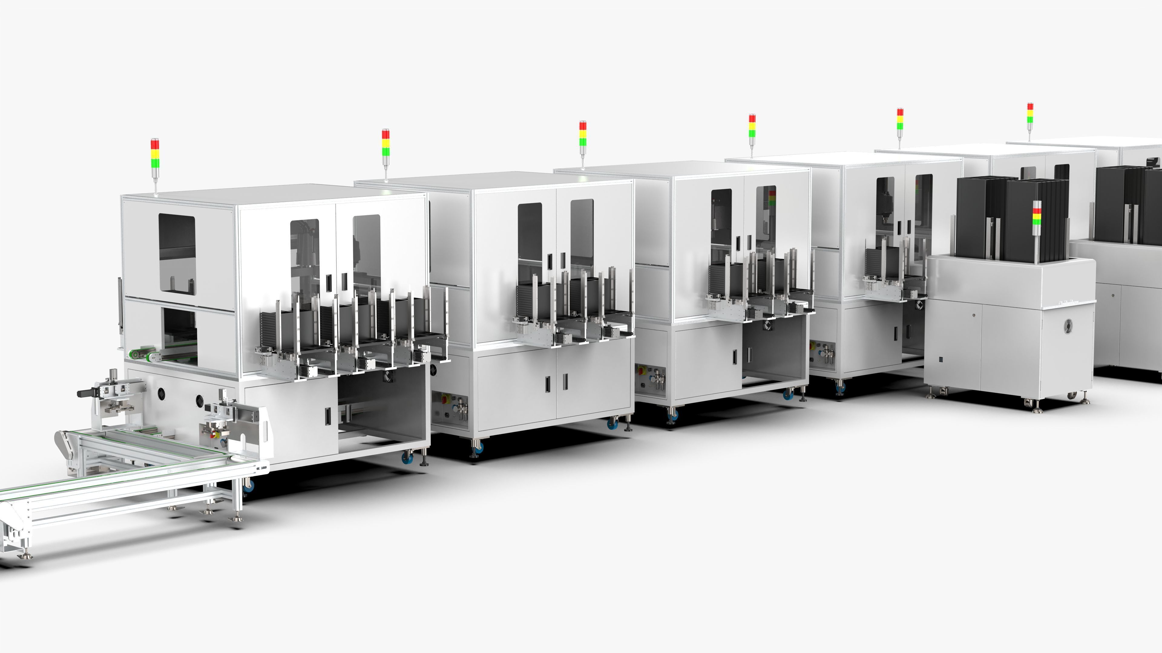 Automatic 8-Channel TR Component Integrated Assembly Line 3D model_20