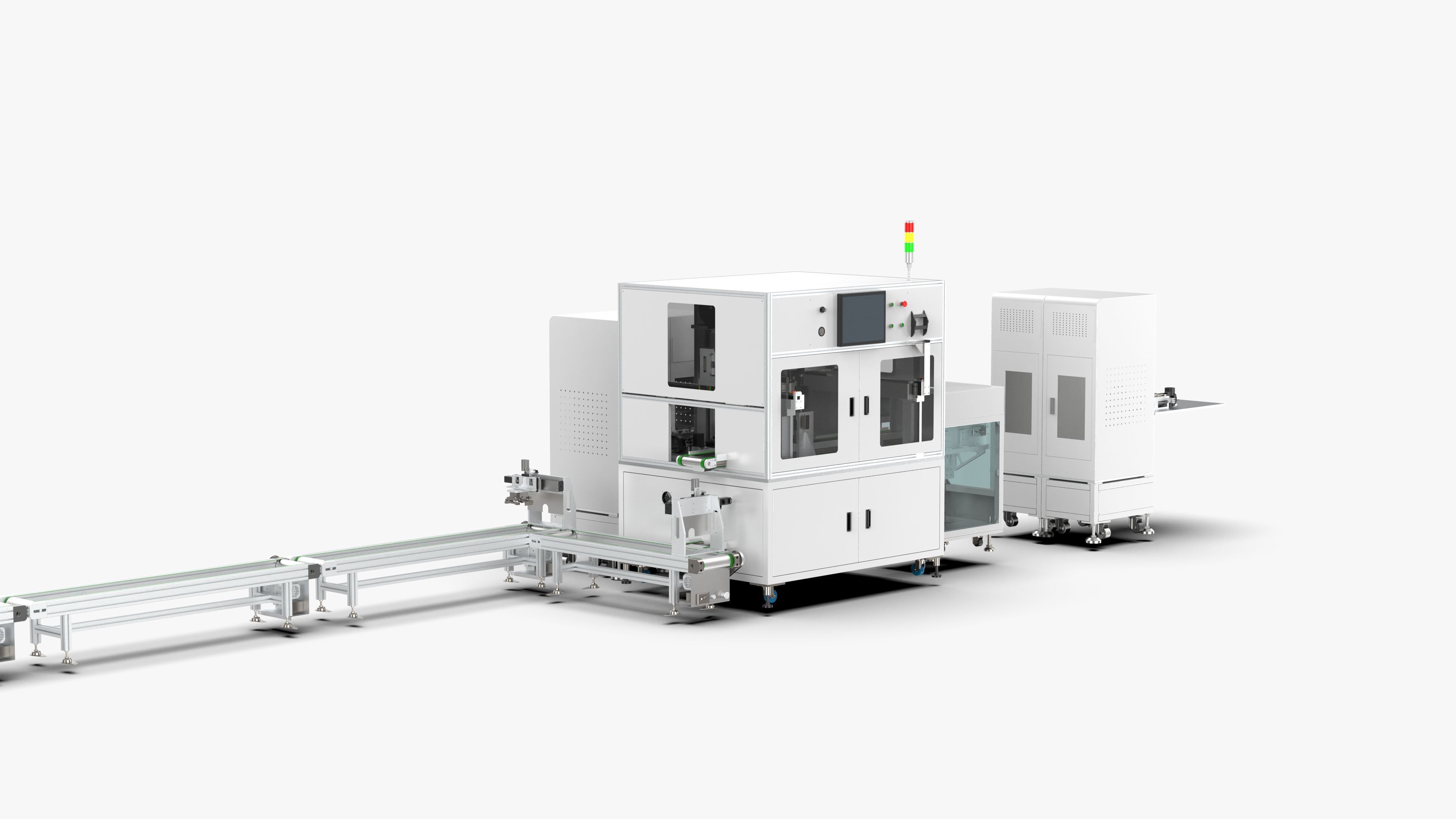 Automatic 8-Channel TR Component Integrated Assembly Line 3D model_16