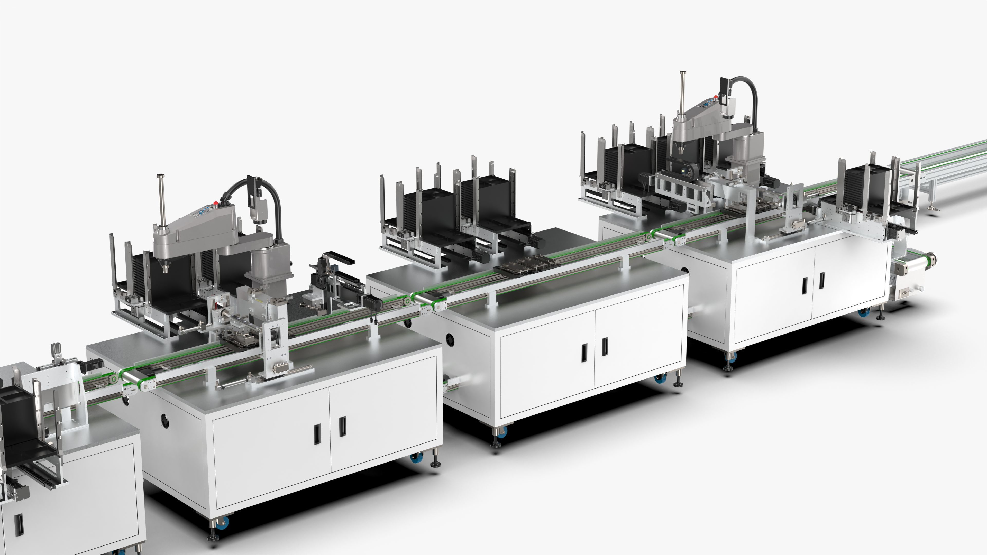 Automatic 8-Channel TR Component Integrated Assembly Line 3D model_25