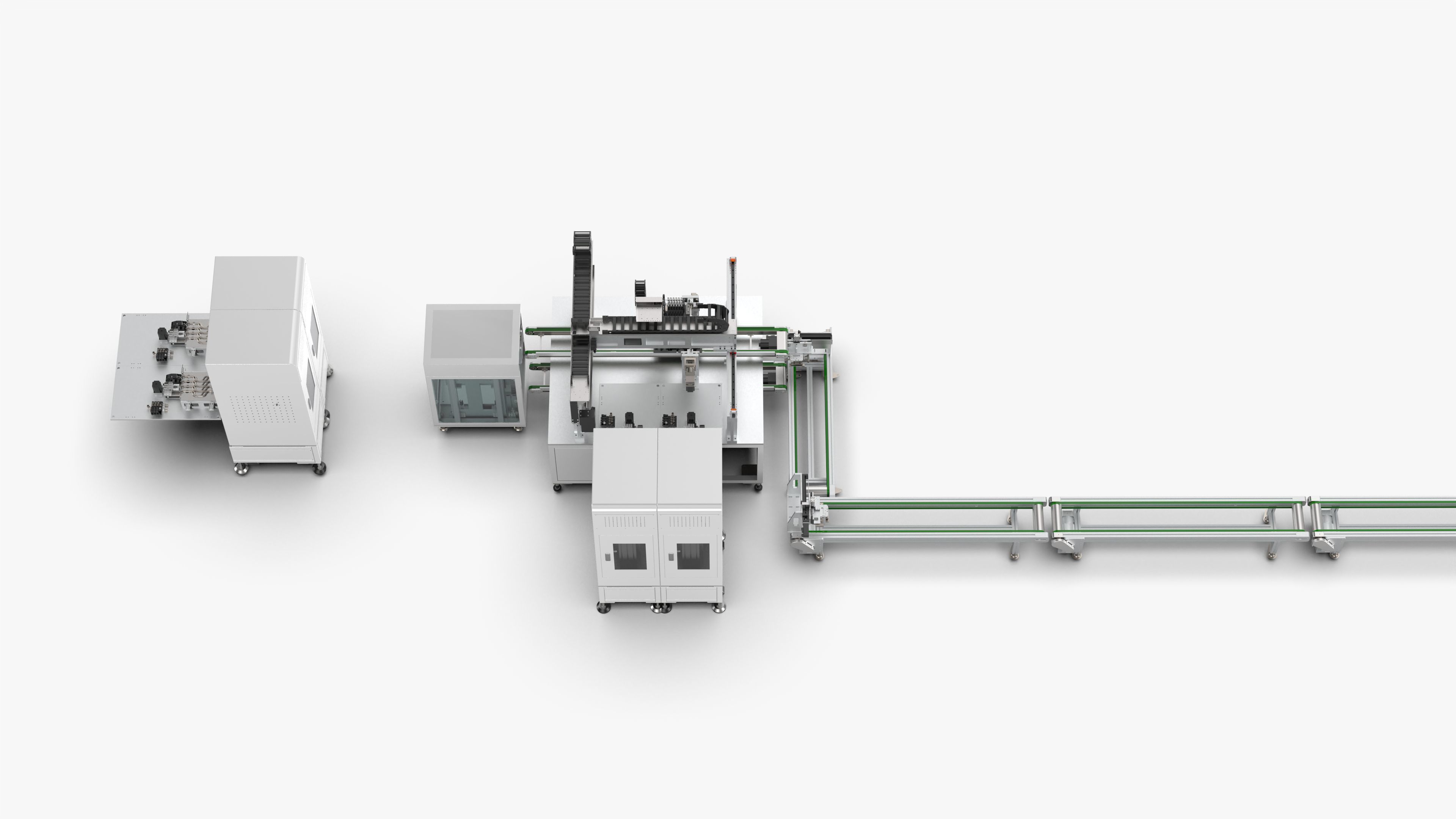 Automatic 8-Channel TR Component Integrated Assembly Line 3D model_35