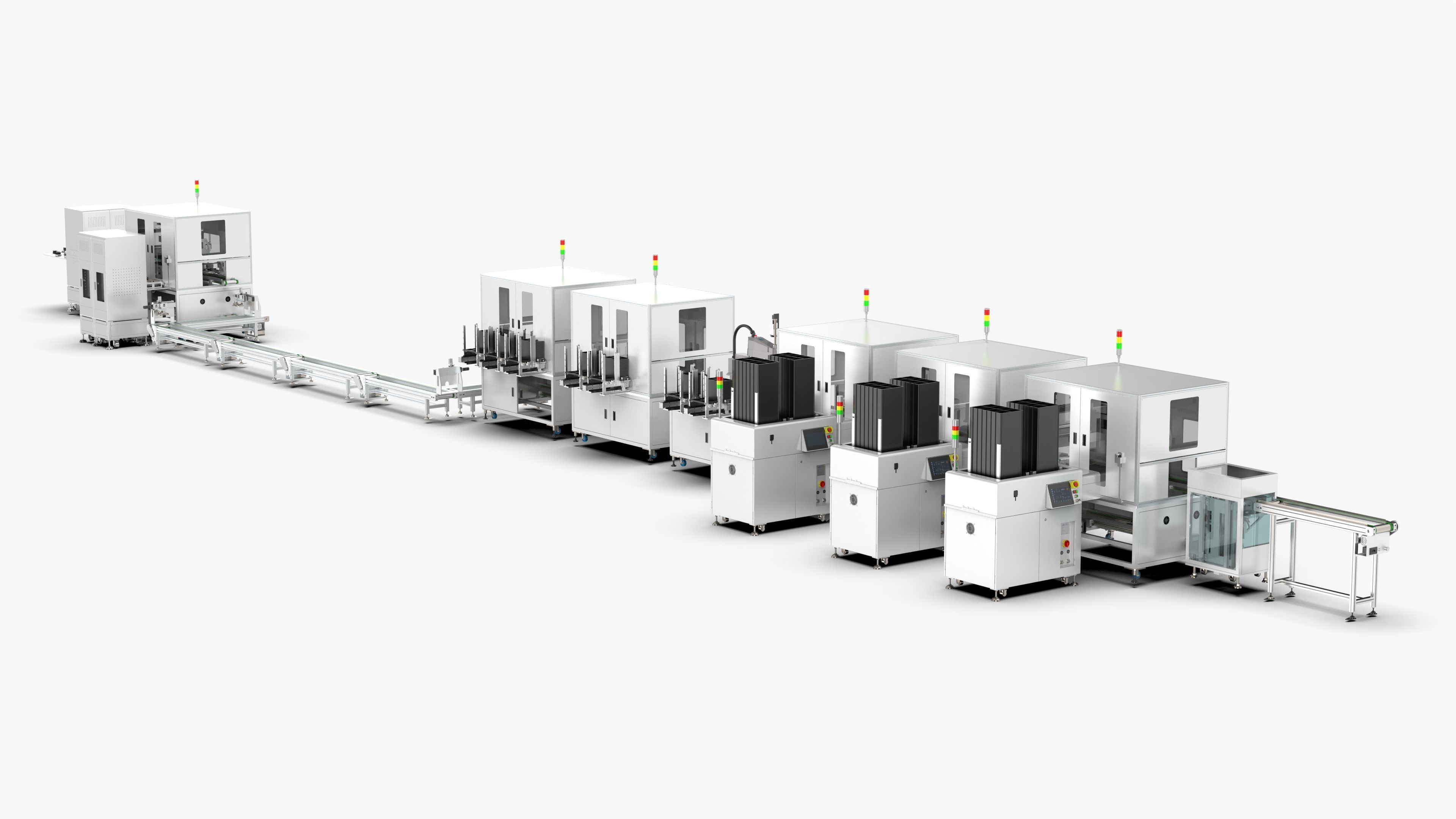 Automatic 8-Channel TR Component Integrated Assembly Line 3D model_17