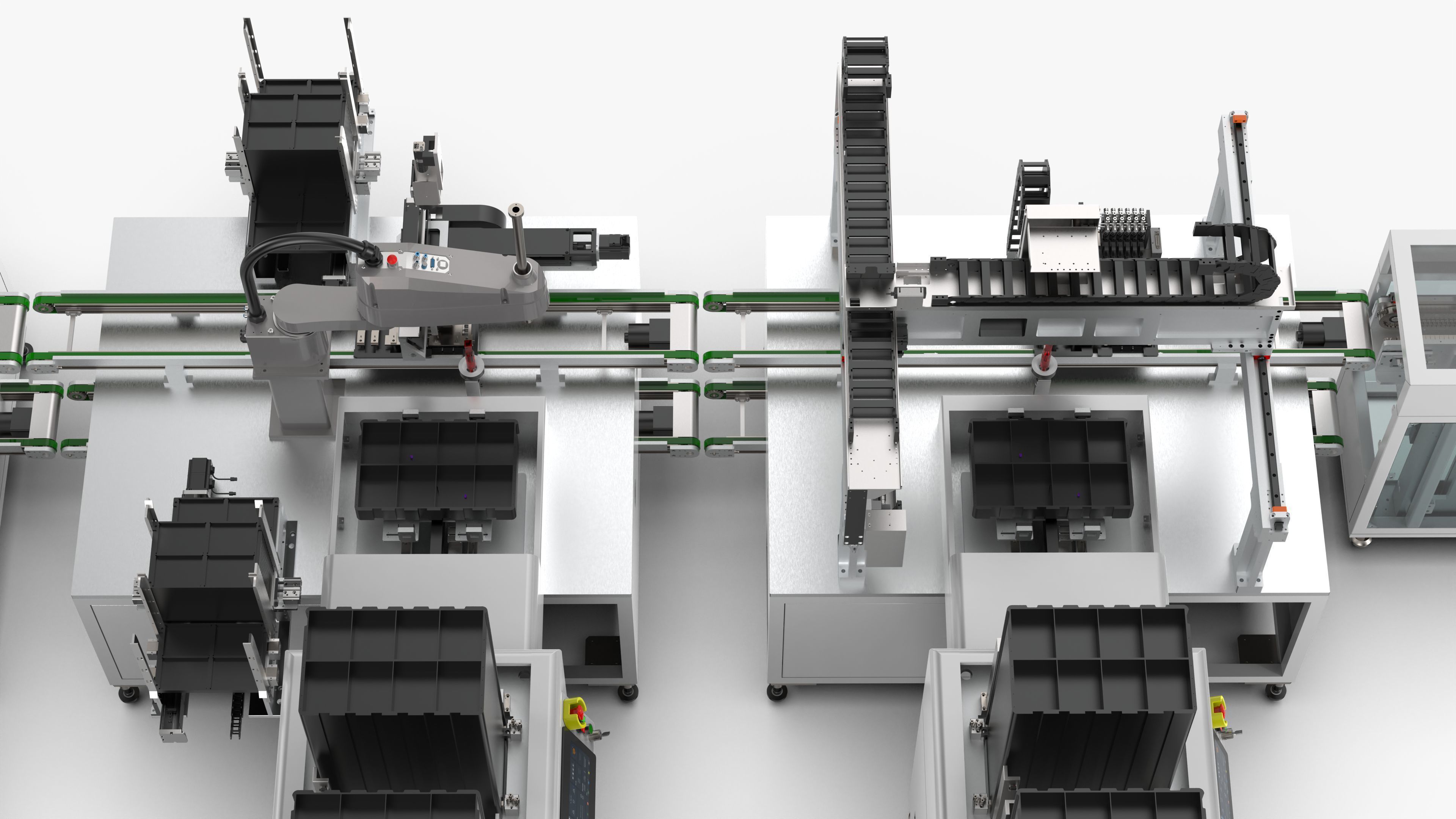 Automatic 8-Channel TR Component Integrated Assembly Line 3D model_39