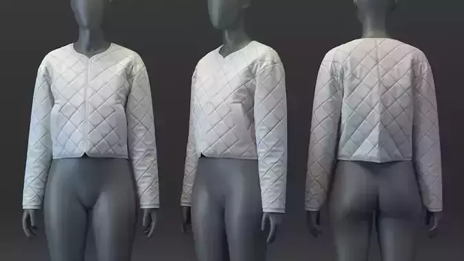 Short Quilted Jacket