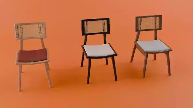 Aden Hazeran Chair 3d model Low-poly 3D model