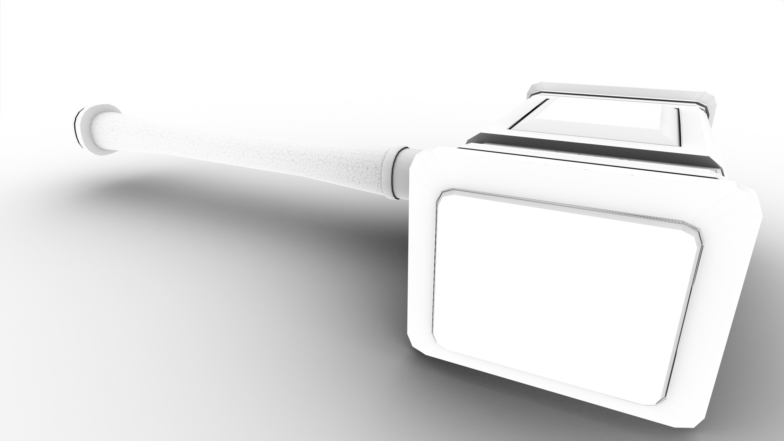 Game Ready necrotic hammer Low-poly 3D model_25