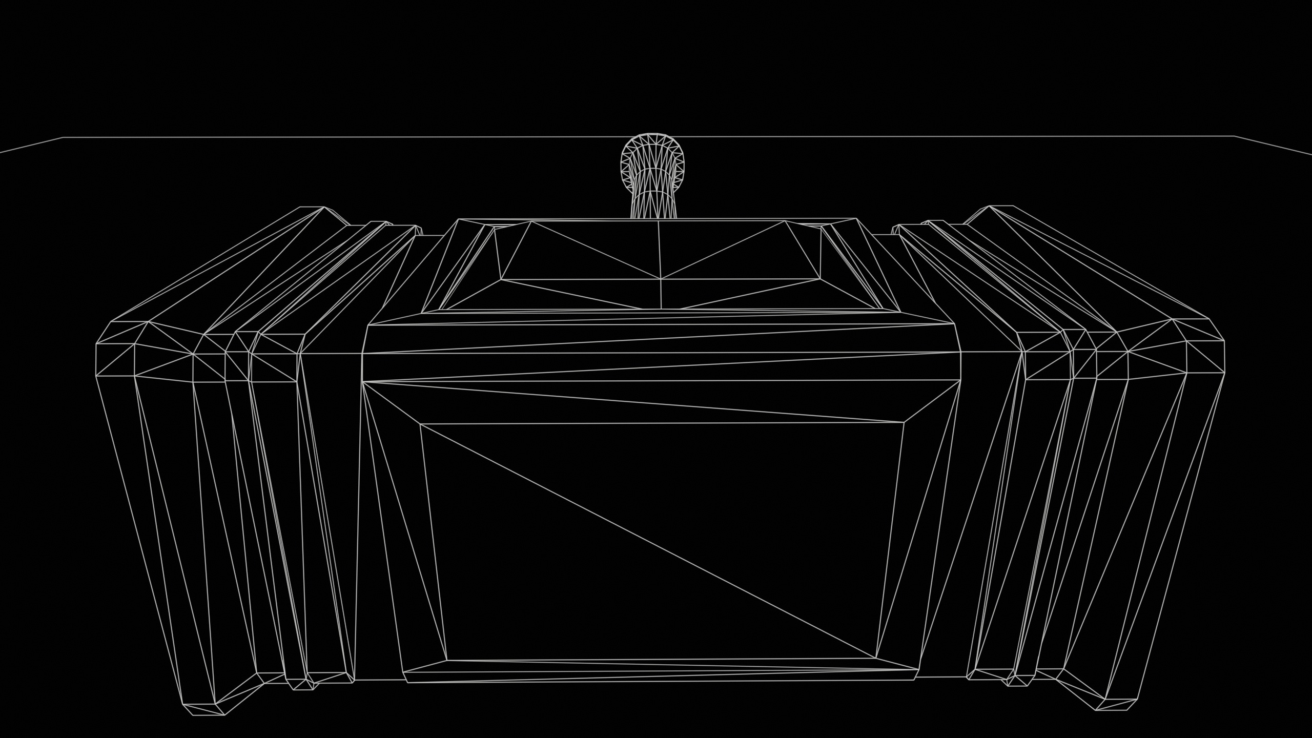 Game Ready necrotic hammer Low-poly 3D model_16