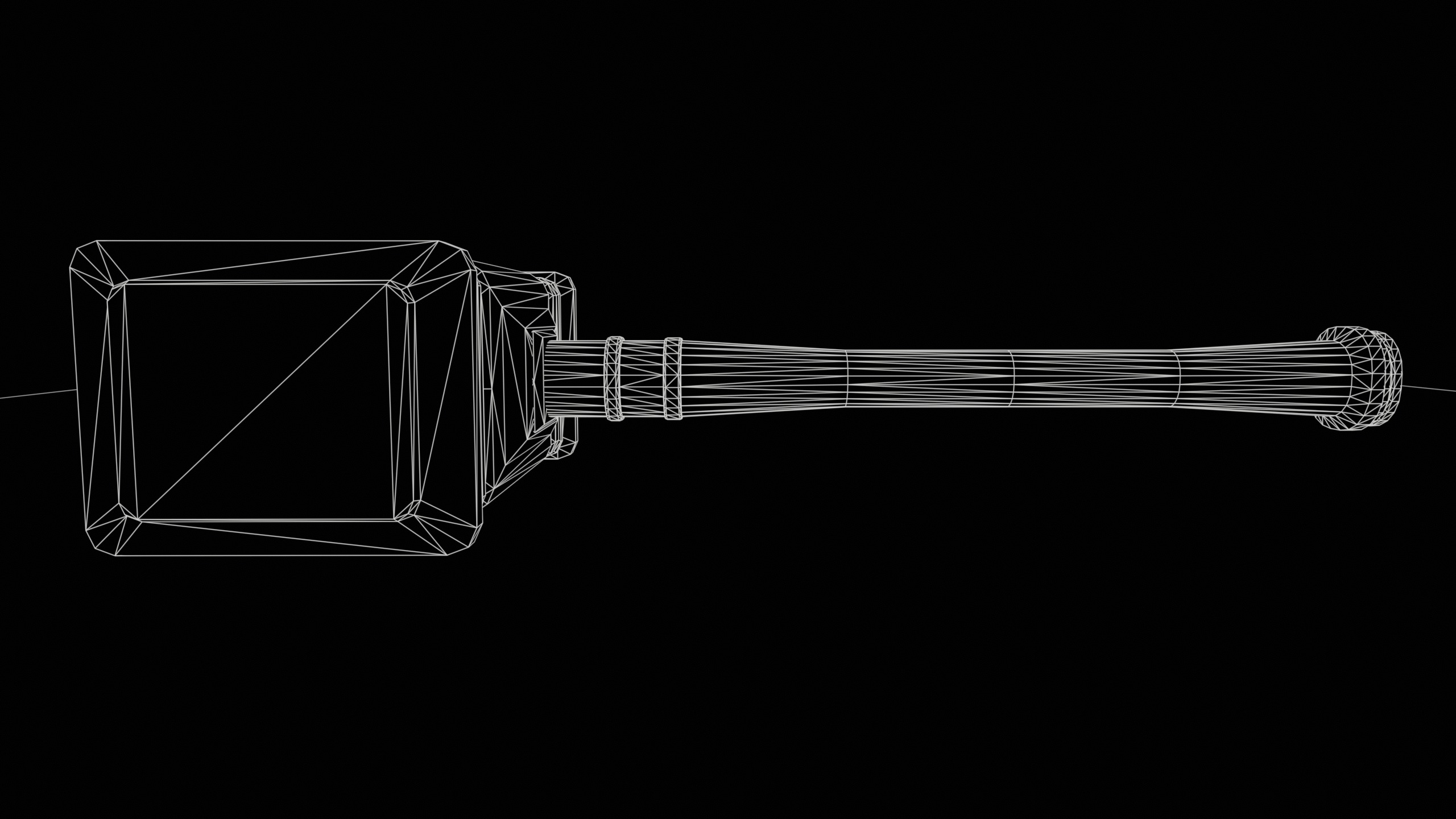 Game Ready necrotic hammer Low-poly 3D model_18