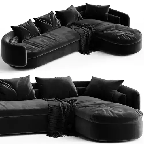 Group sectional sofa system Philippe Malouin SCP
