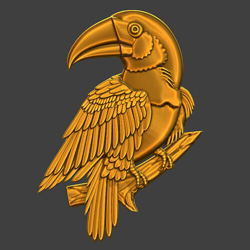 Bird Carving 3D print model