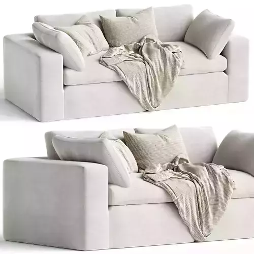 Dream Navy Sectional Sofa Combination 03