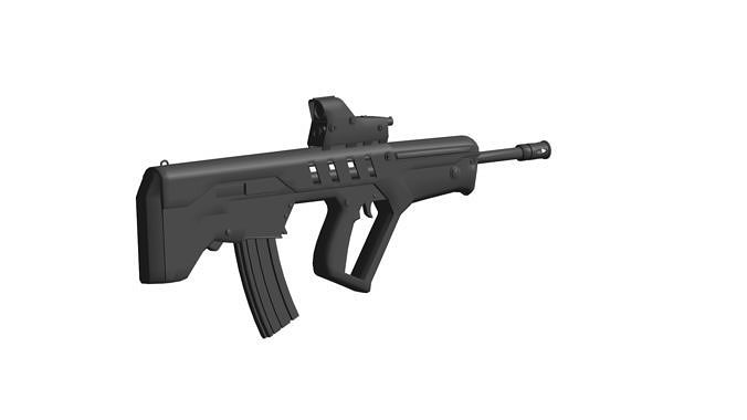 IWI Tavor rifle 3D model