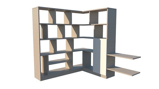 bookcase Free 3D model